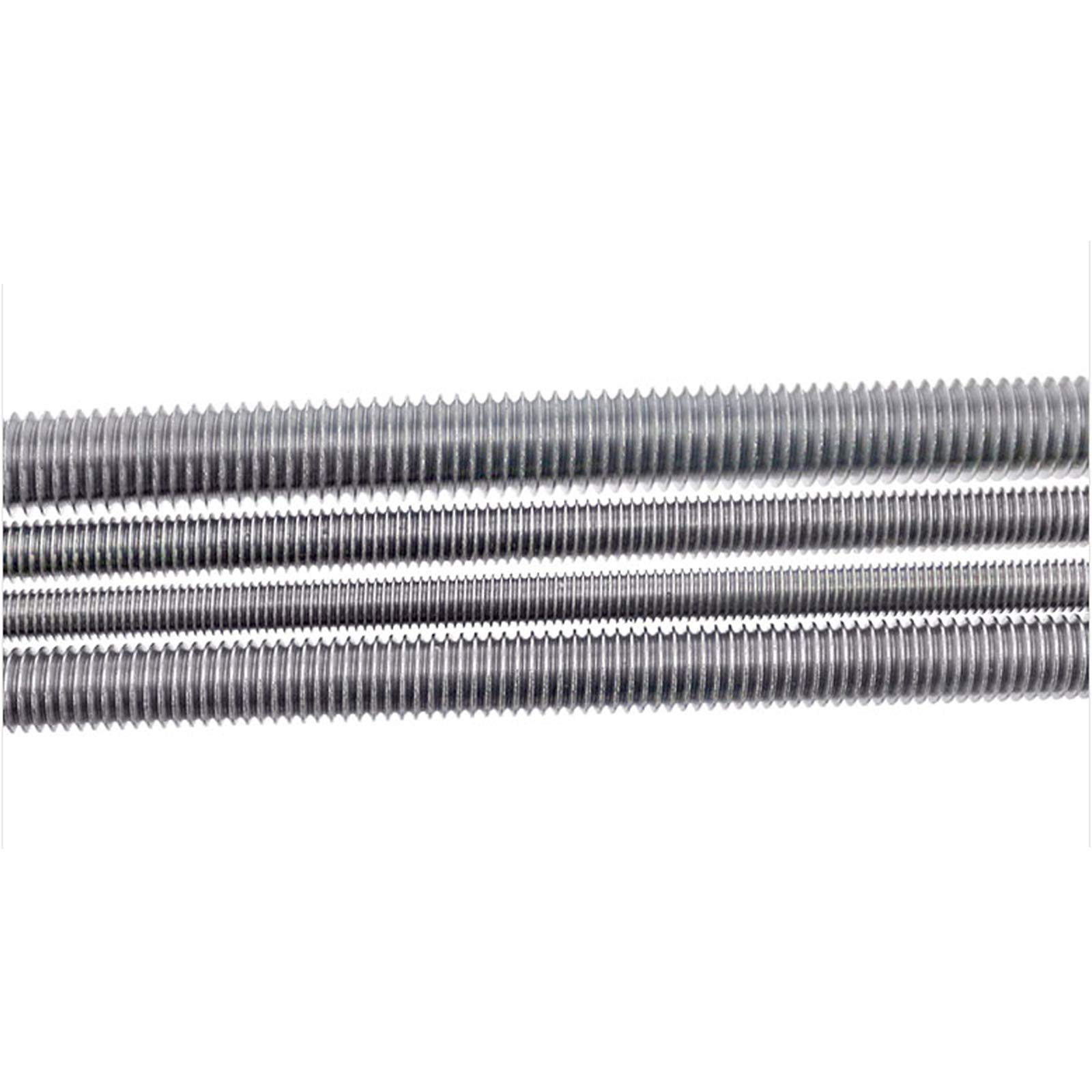 Varilla Completamente Roscada,Varilla De Barra Roscada Con Espárragos, Hardware De Espárragos De Barra De Varilla Con Dientes Inversos De Acero Inoxidable 304 (12 Diámetros Opcional) Utilizado for Mon