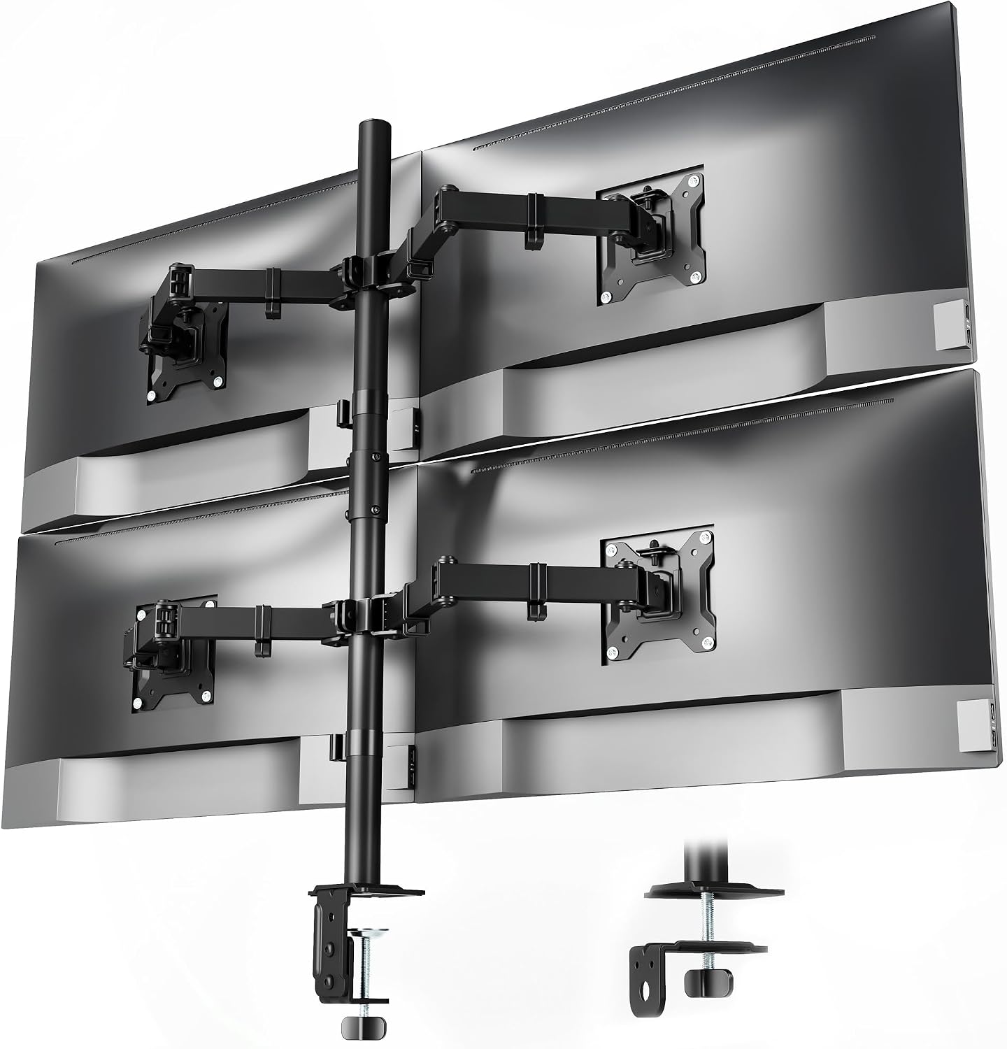 monTEK Quad Monitor Stand Mount