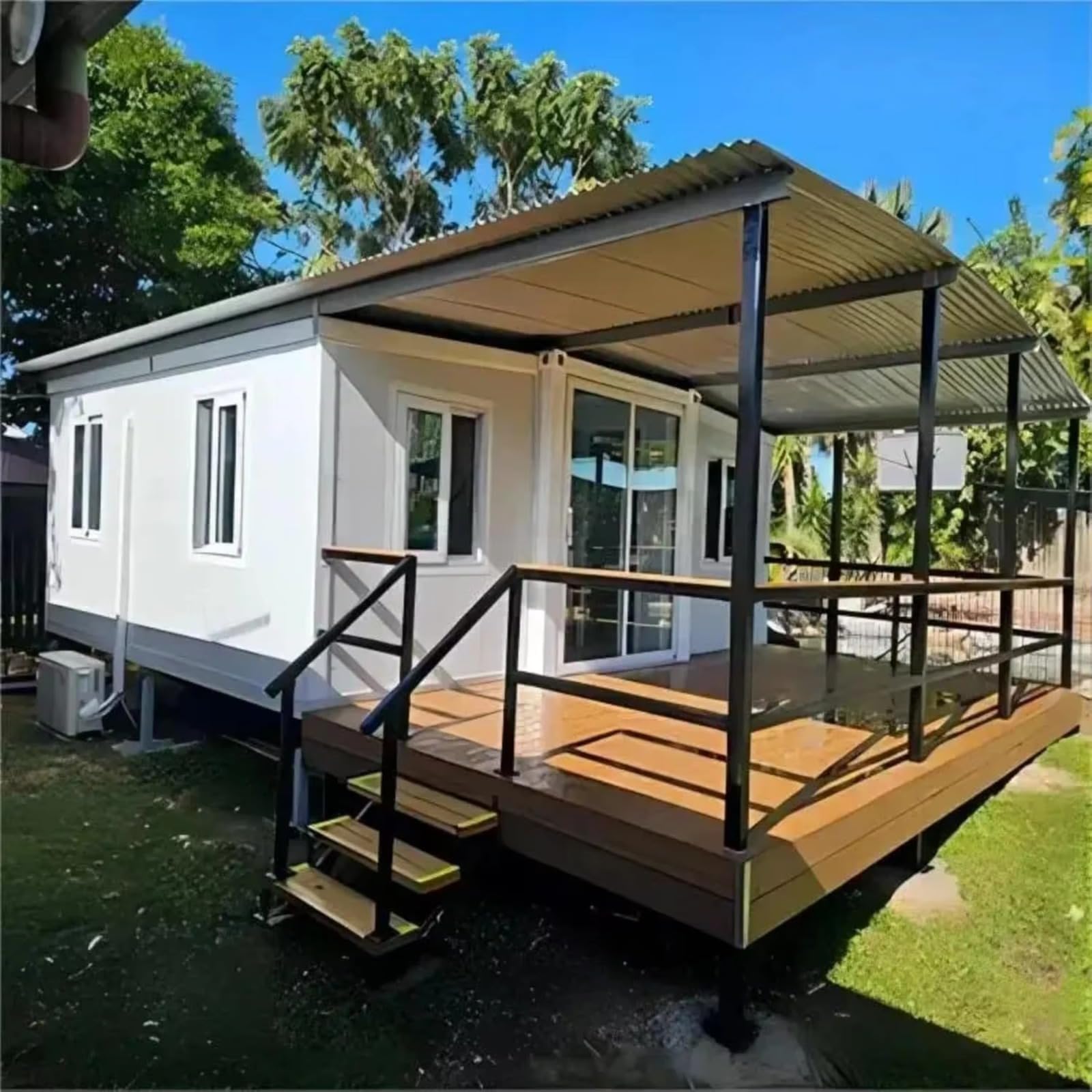 Luxury 20ft 30ft 40ft Small Tiny Foldable Mobile Customizable Home Folding Expandable Portable Steel Structure House Portable Folding Cabin