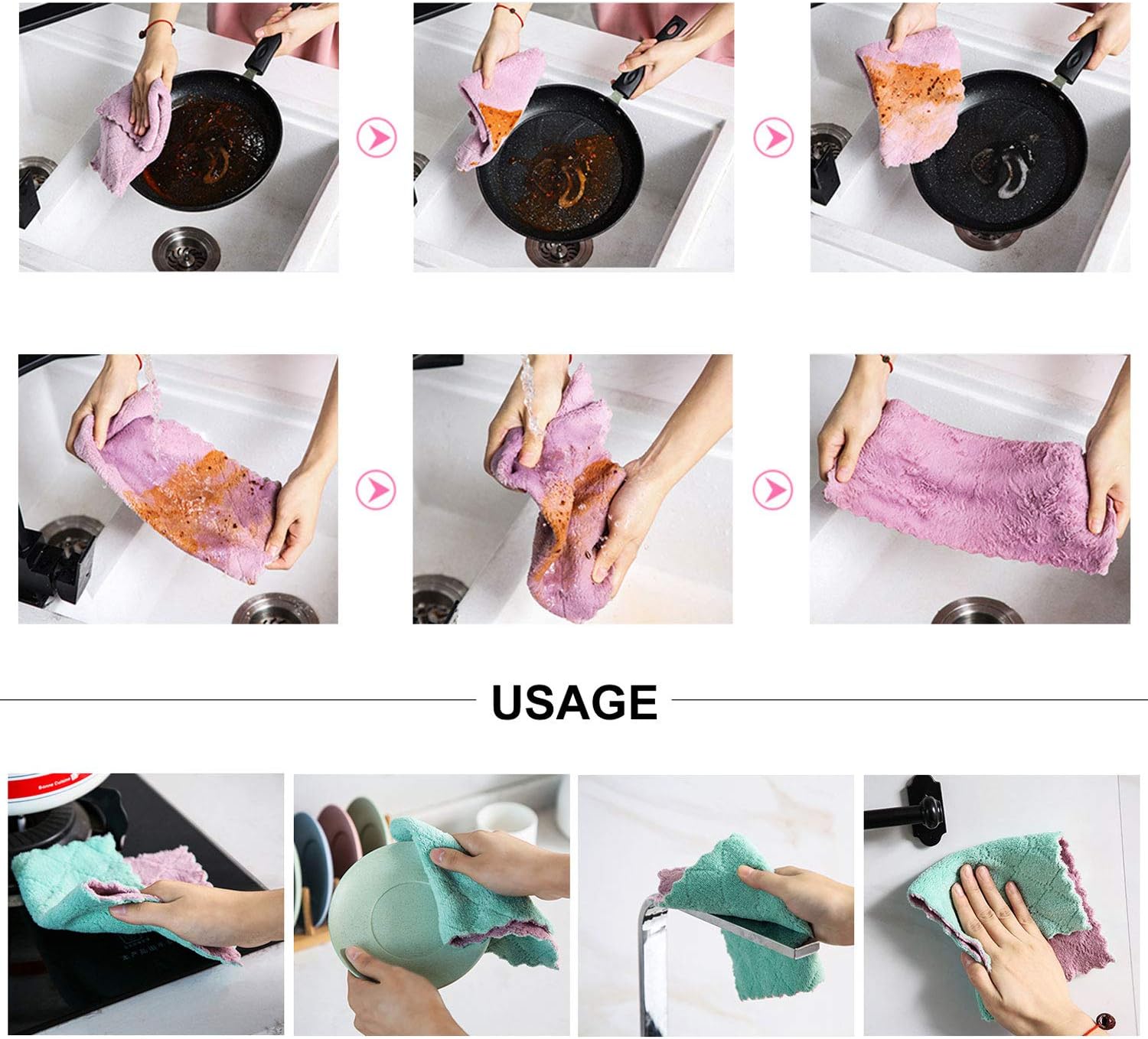 Hоttеѕt Sаlеѕ PLAN LIFE 20 Pack Stainless Steel Sponges Scrubber with Handle, Cleaning Cloth Kitchen Rags, Dish Cleaning Sponge, Households Cleaning Set for Pan Dishes Stove Pot Scrubber Blасk Frіdау - 40% оƒƒ PLAN LIFE 20 Pack Stainless Steel Sponges Scrubber with Handle, Cleaning Cloth Kitchen Rags, Dish Cleaning Sponge, Households Cleaning Set for Pan Dishes Stove Pot Scrubber