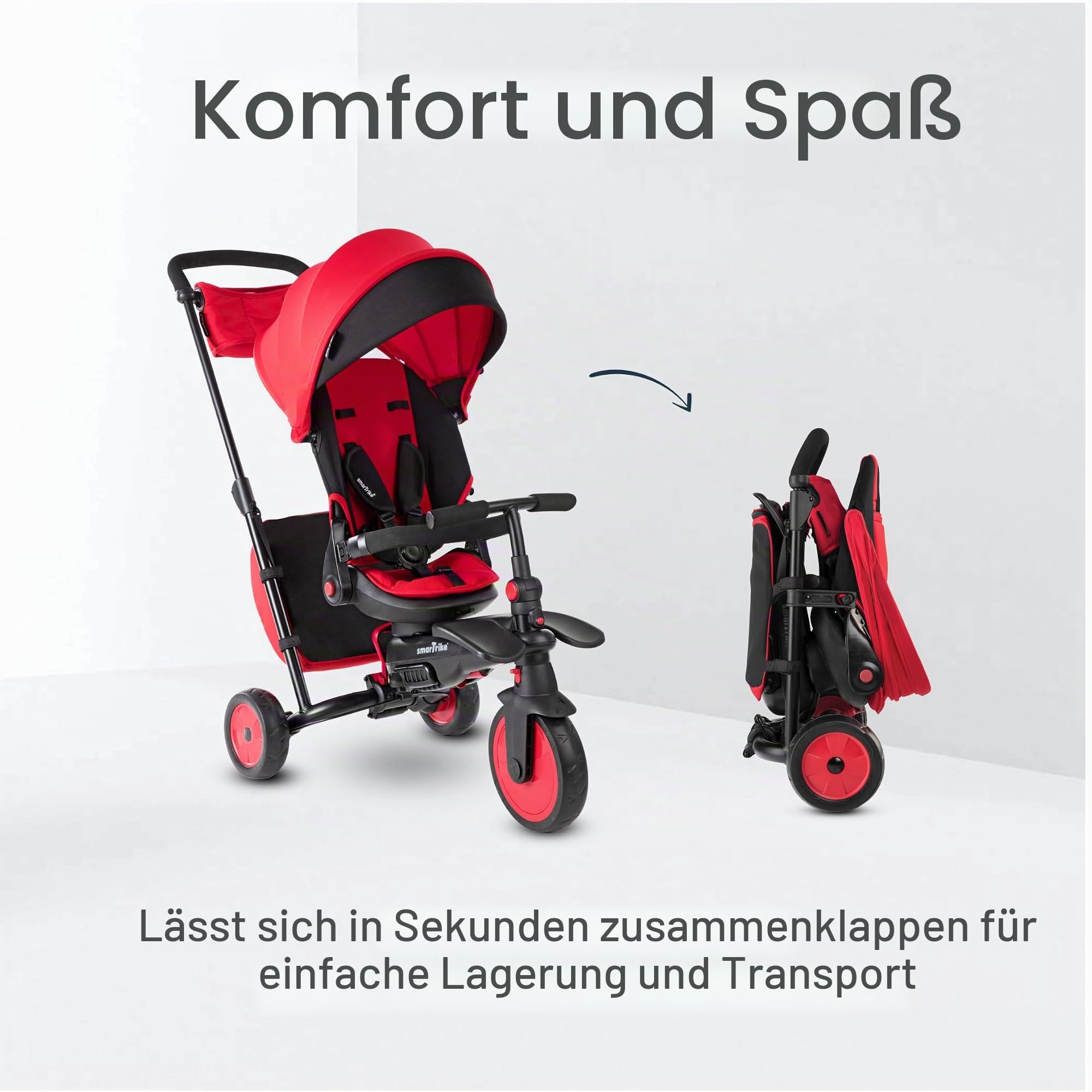 smarTrike 5500812 - Dreirad STR7, rot
