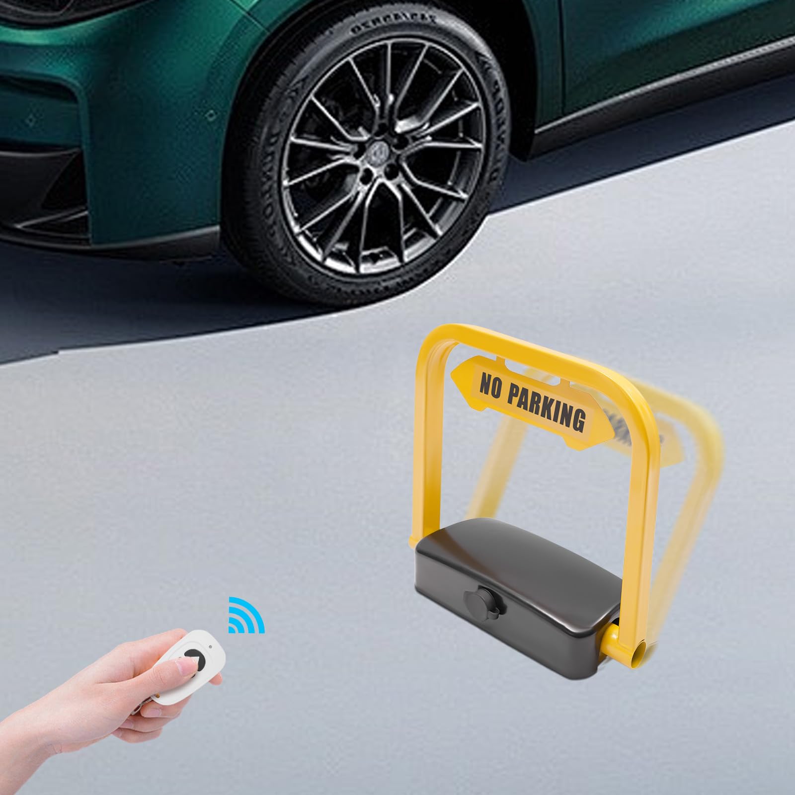 Parking Lock mit Fernbedienung 2 mm Stahlblech IP67 für Parkplätze Wohngebiete Einkaufszentren Hotels Büros Flughäfen