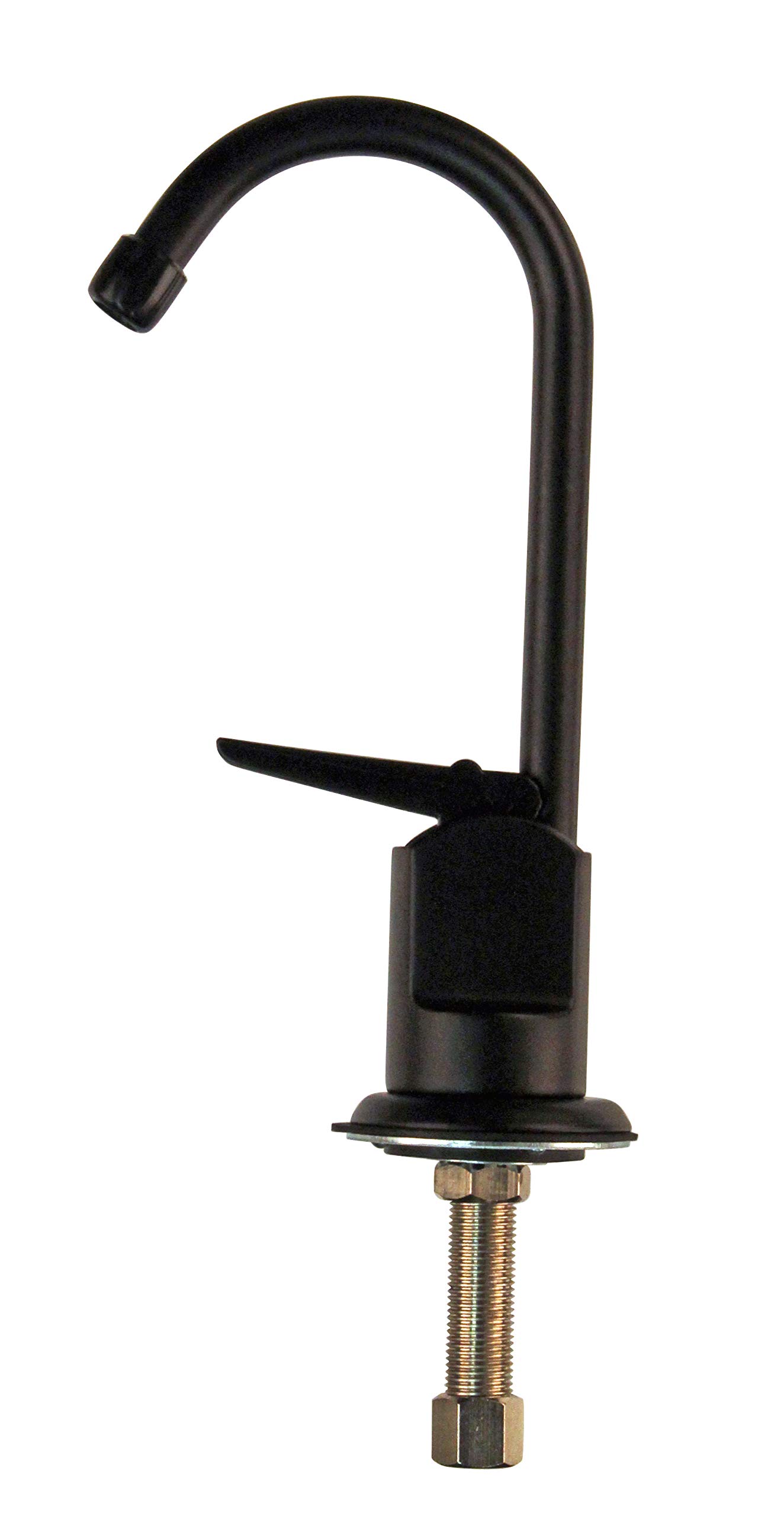 Westbrass Touch-Flo Pure Water Dispenser Faucet – 6 Inch Matte Black, Filtered Cold Water Tap For Kitchen - View #6