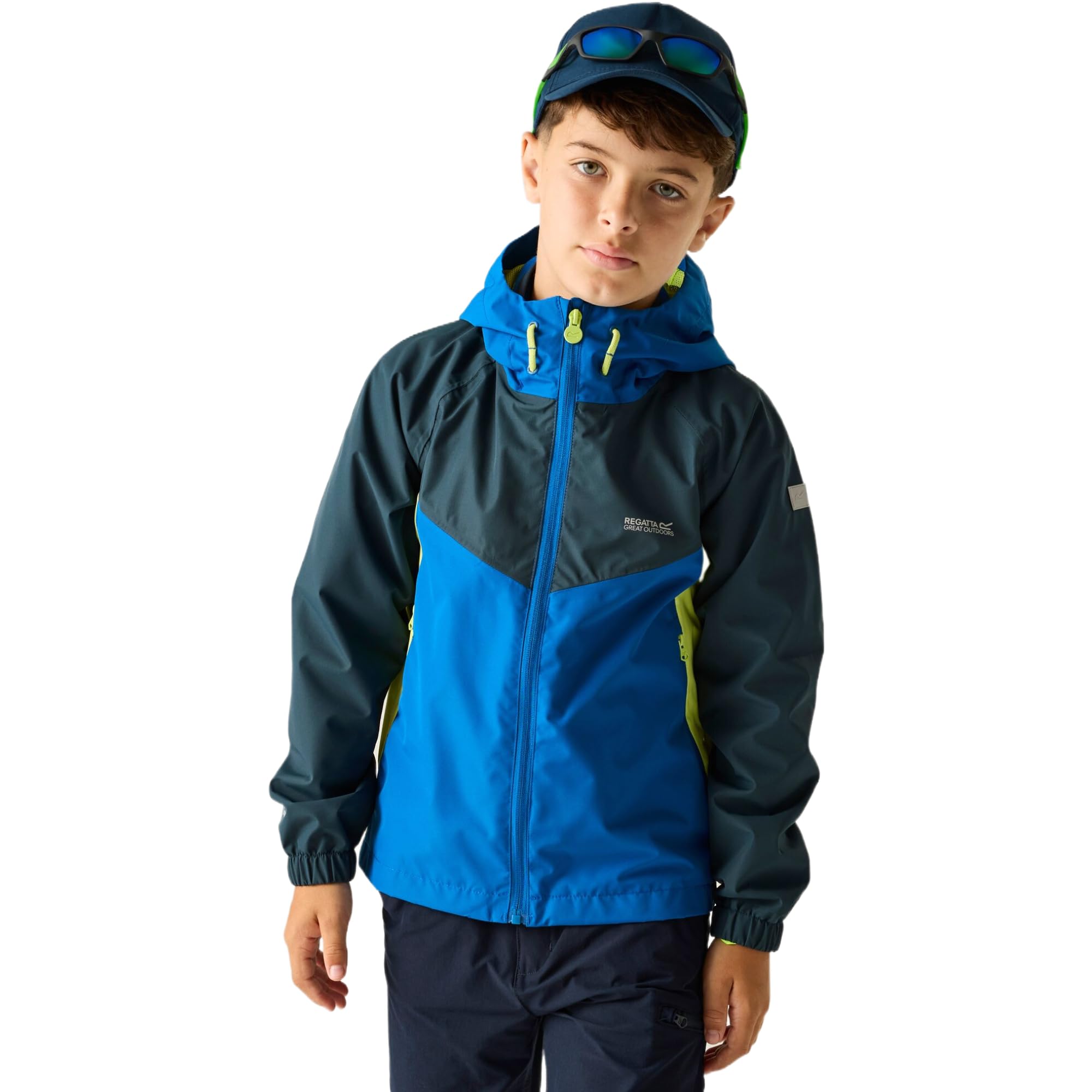 Regatta Unisex Kids Hanleigh Waterproof Shell Jacket Walking Hiking Coat
