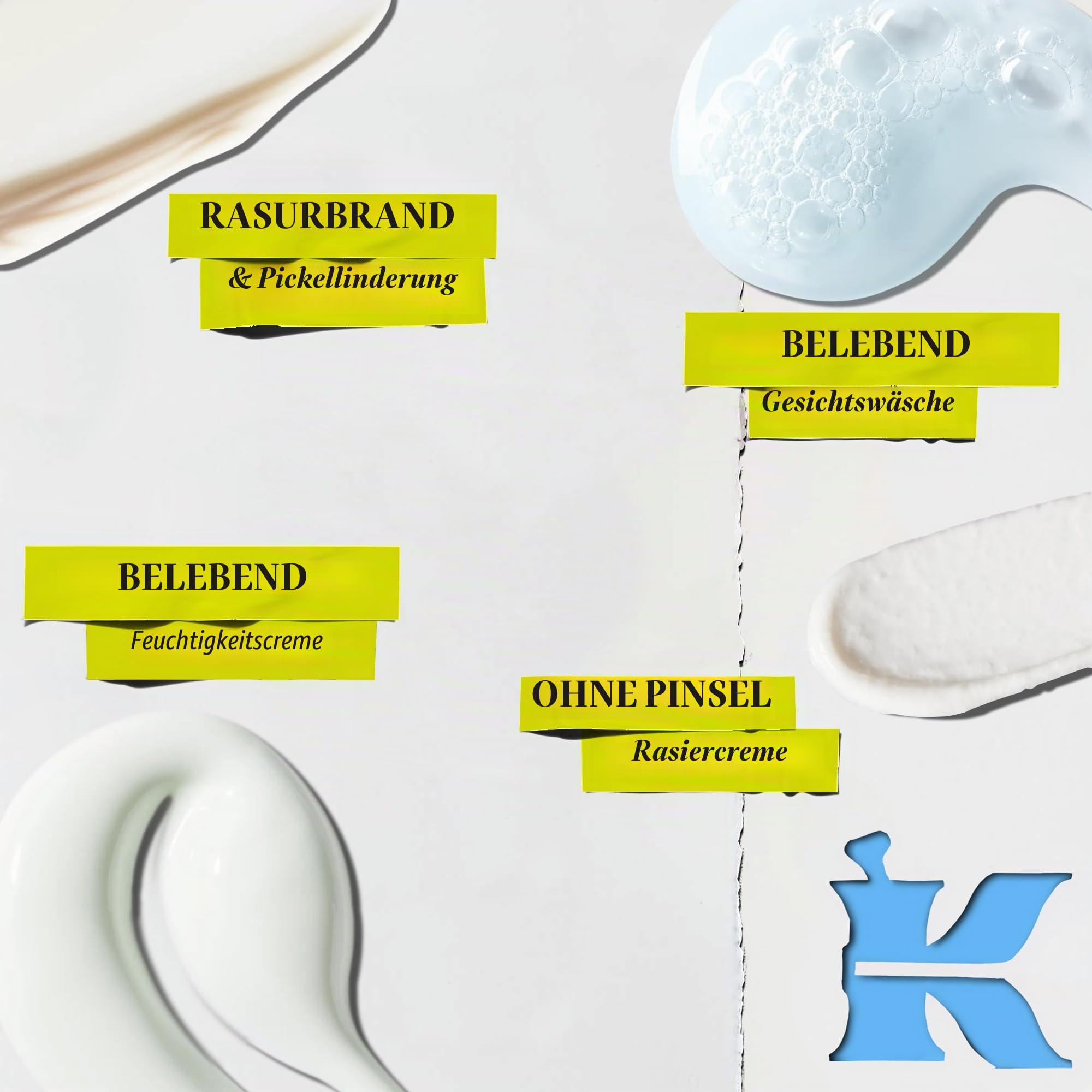 Kiehl's Men’s Grooming Travel Set, Reiseset und Geschenk für Männer, 4-Schritte Pflegeroutine für Reinigung, Rasur & Feuchtigkeit, inkl. Cleanser, Rasiercreme, After-Shave & Gesichtscreme, je 75 ml