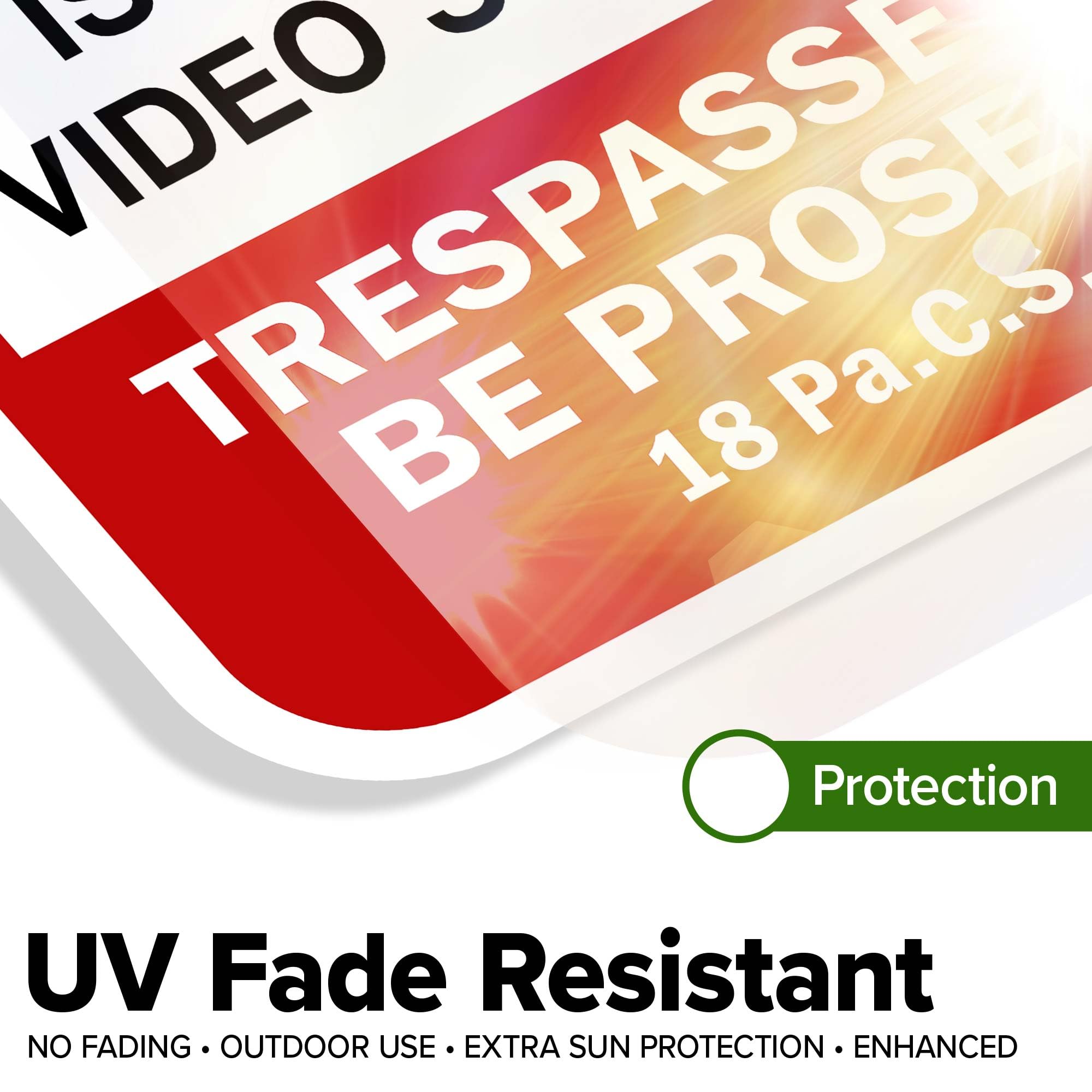 Amazon.com : Pennsylvania No Trespassing This Property Is Protected By Video Surveillance Sign, 12x18 Inches, Rust Free .063 Aluminum, Fade Resistant, Made in USA by My Sign Center : Patio, Lawn & Garden amazon-com-pennsylvania-no-trespassing-this-property-is-protected-by-video-surveillance-sign-12x18-inches-rust-free-063-aluminum-fade-resistant-made-in-usa-by-my-sign-center-patio-lawn-garden