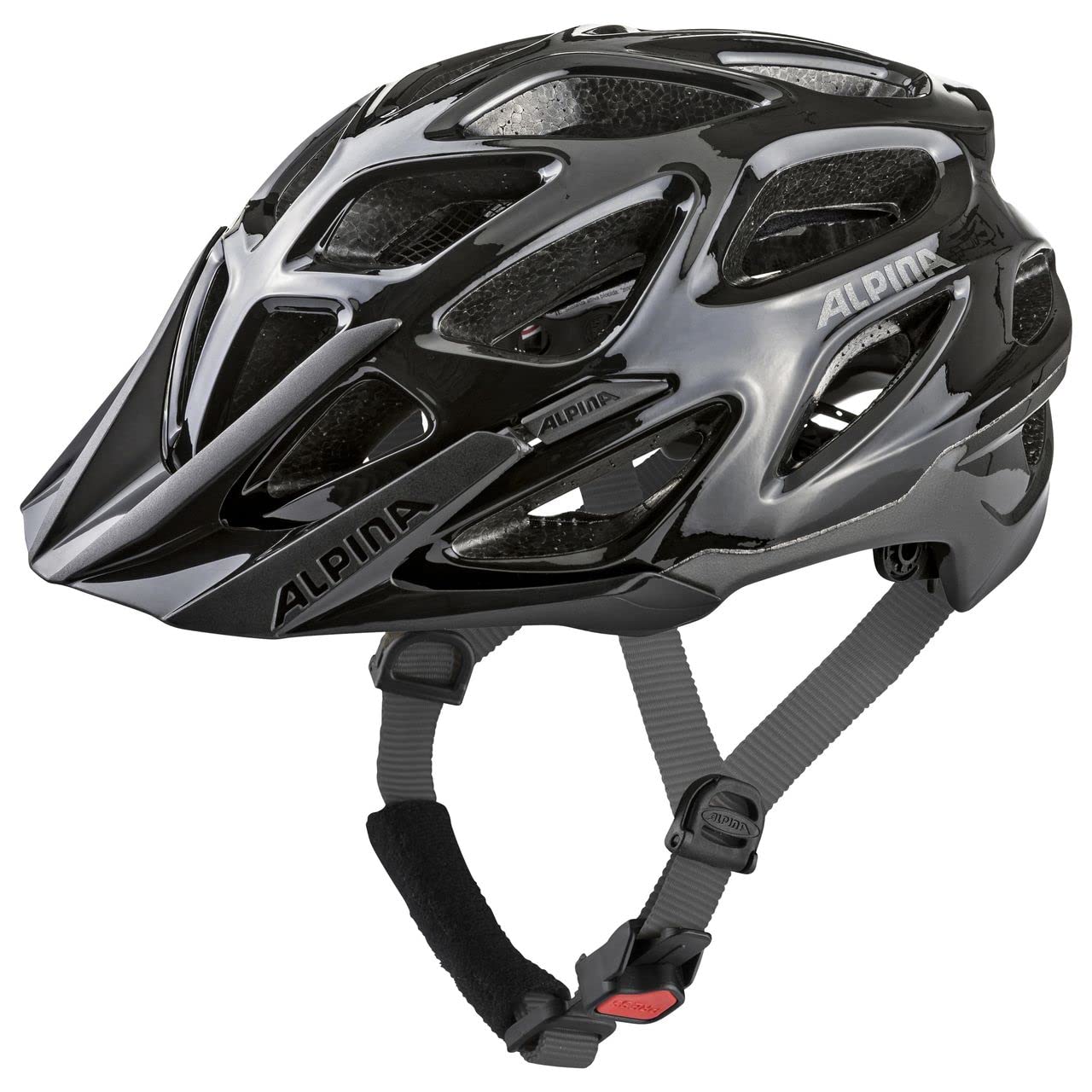 Alpina Sports Unisex - Adult Thunder 3.0 Bicycle Helmet, Black/Anthracite  Gloss, 57-62 EU: Buy Online at Best Price in UAE - Amazon.ae