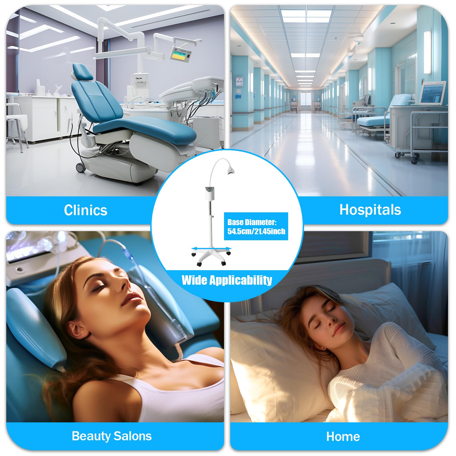 Dental Zahnaufhellung Licht LED Dental Zahnaufhellung Zahnweiß Lampe Zähne aufweißen Accelerator mit Touchscreen Winkel Digital Indicator Gerät Mobile Zähne Accelera Stand