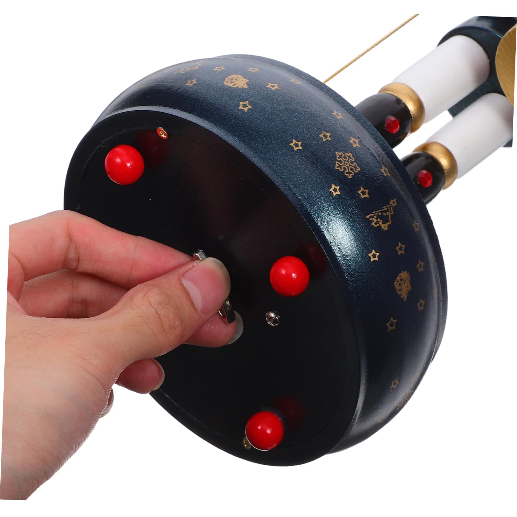 Amosfun Carillon Schiaccianoci di Natale Figurina Soldato Batterista in Legno Decorazione Musicale per Feste Natalizie e Decorazioni di Casa
