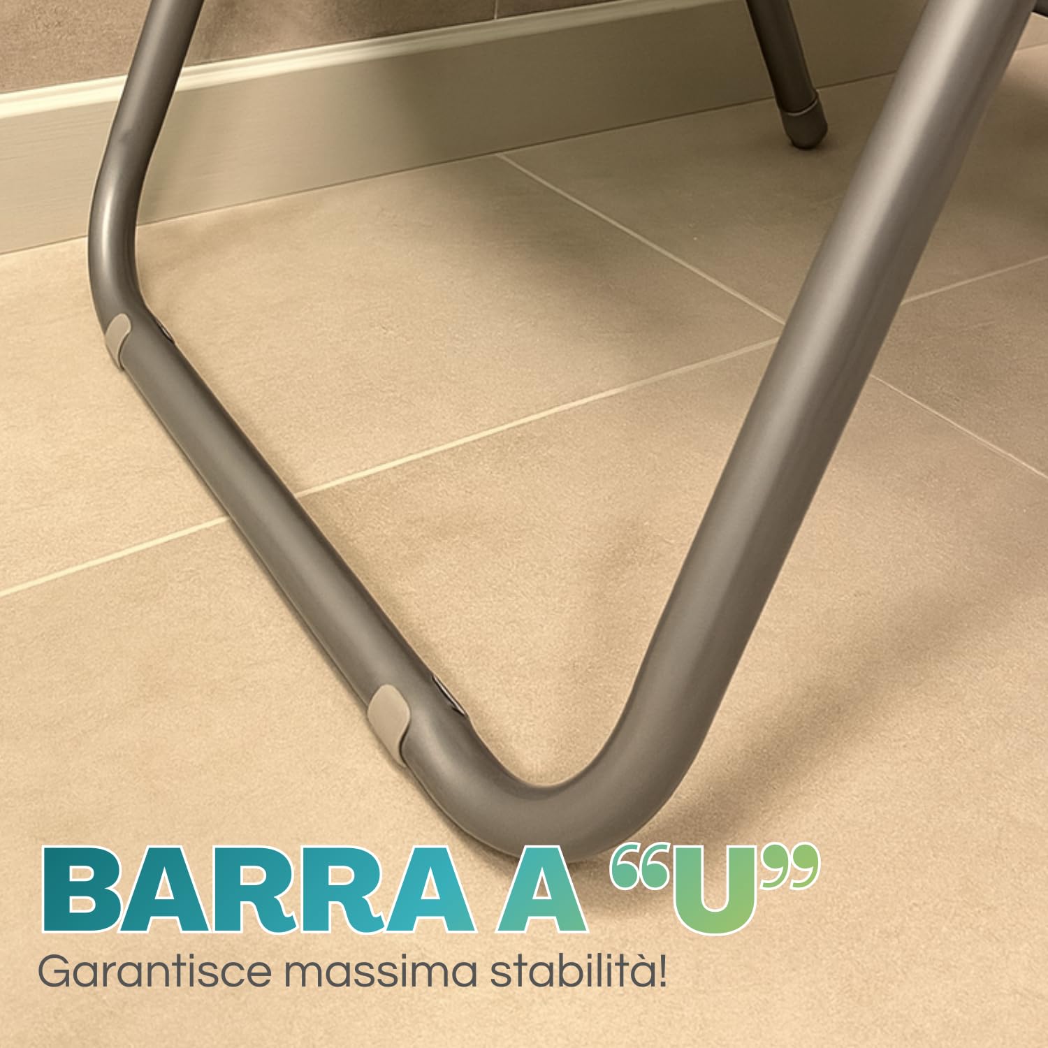 PALUPLUS Set 6 Sedie Flash Pieghevoli, misura aperta 44x47x82 cm, salvaspazio con struttura tubolare da 22 mm, seduta in PVC Imbottita e Piedi antiscivolo, per giardino, ufficio, campeggio (Nero)