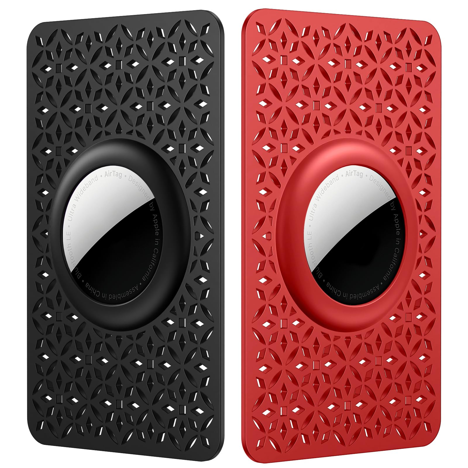 2 Pack Card Case for AirTag,Light Wallet Holder Compatible with Apple AirTag, Slim Card Holder for Wallet, Badge,Purse,Handbag