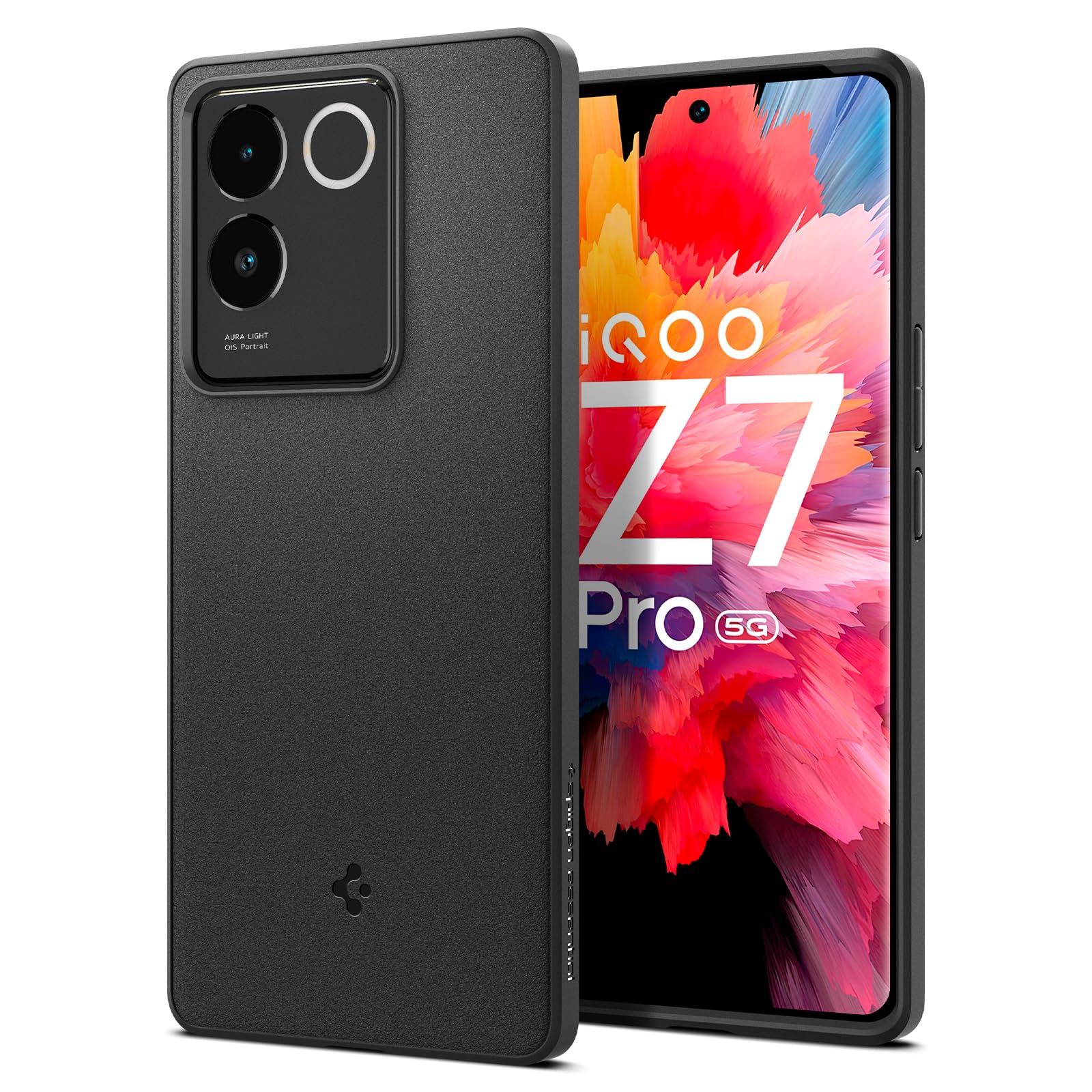 Spigen Essential Sand Blast Back Cover Case Compatible with iQOO Z7 Pro 5G / Vivo T2 Pro 5G (TPU | Matte Black) (B0CQLY7KV1) Amazon Price History, Amazon Price Tracker