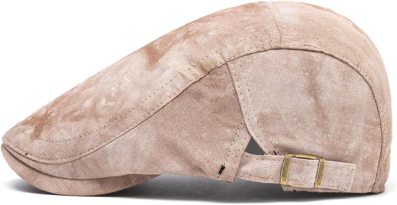 Quanhaigou Unisex Denim Newsboy Hats Flat Ivy Gatsby Cabbie Driving Berets Hat Cotton Dad Cap for Men Women - Image 5