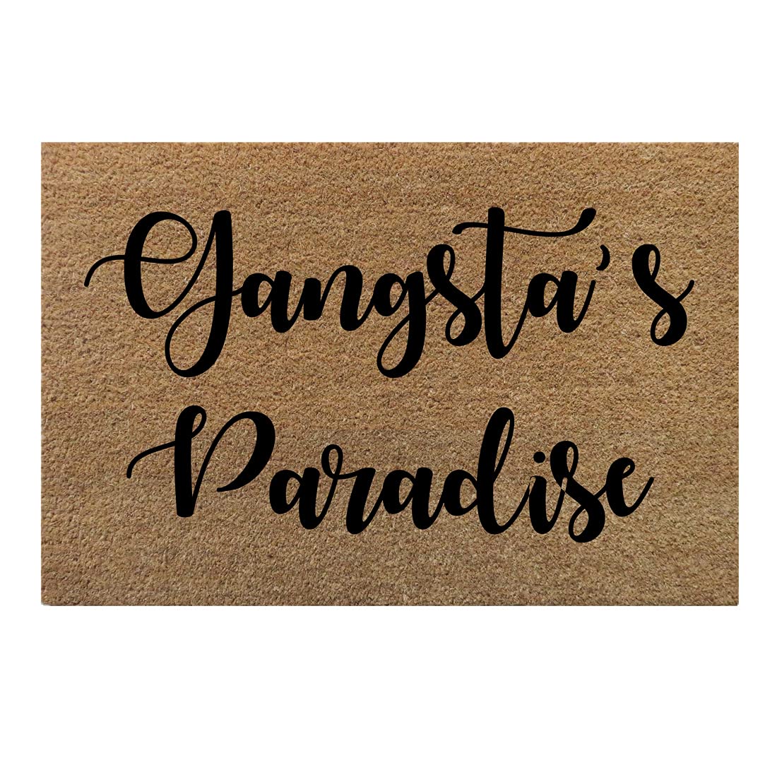 ATMAHGangsta's Paradise Coir Doormat, Size 40cm x 60cm