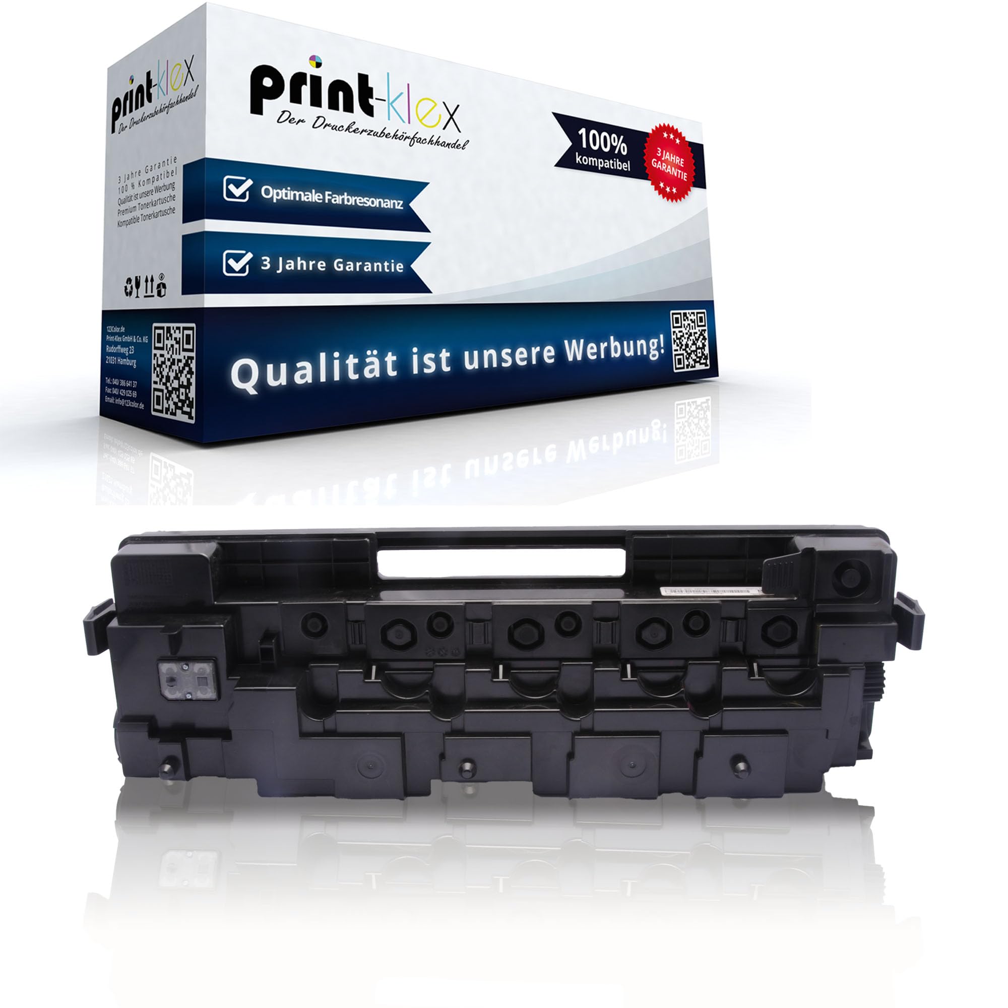 Print-Klex - Contenitore per toner di scarto compatibile con Samsung SL-X 7500 GX SL-X 7500 LX SL-X 7600 LX SL-X7500GX SL-X7500LX SL-X7600LX CLT-W806SEE SS698A CLTW806 CLT-W806 astebox - Toner residuo