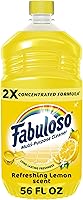 Vista 11 de Fabuloso Limpiador multiusos y limpiador de suelos, concentrado 2 veces, aroma a lavanda, 56 onzas líquidas