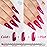 YTD Likomey Color Changing Gel Nail Polish,15ml Hot Pink To Berry Red Mood Temperature Change Colors Ombre Thermal Salon Home Fall Winter Manicure UV Nail Varnish,WB211