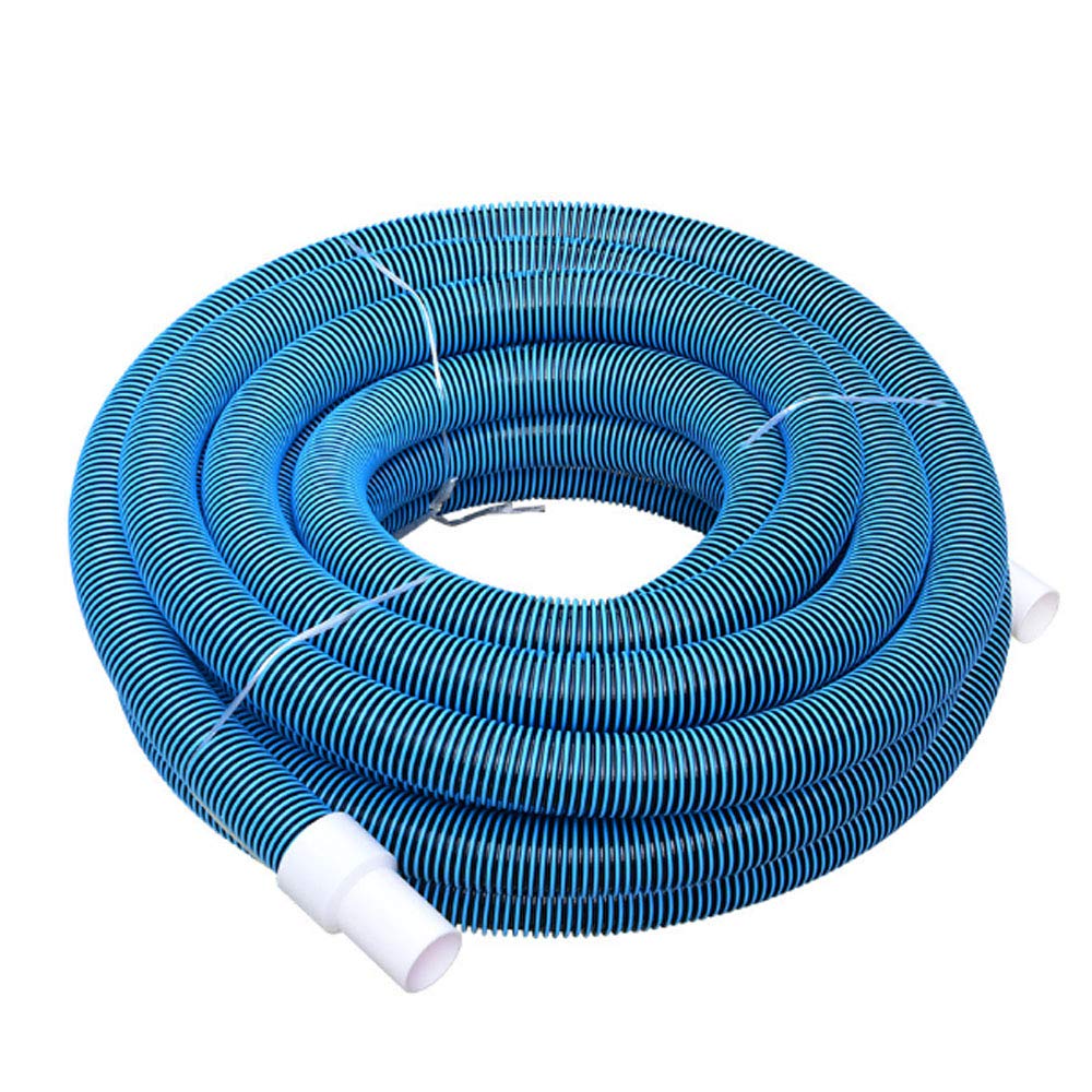 Pool and Spa Vacuum Hose 1.5”x 36ft Heavy Duty Spiral Pool Filter Pump Connection w/ Swivel Cuff Connectors Prevent Hose Kinks & Tangles