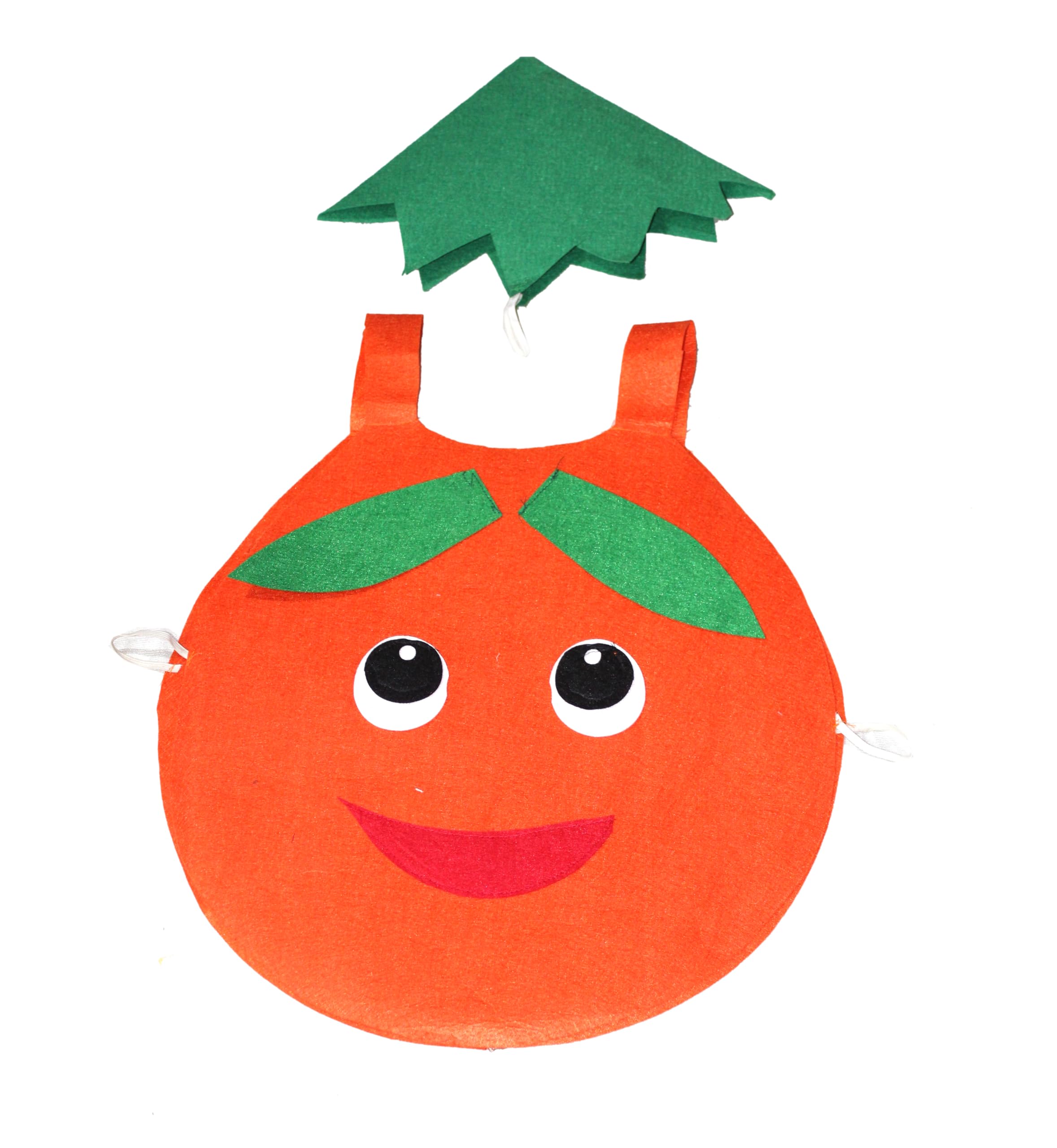 Kaku Fancy Dresses Fruit and Vegetable Costume Paper Cutout with Cap For Kids | Healthy Food Costume For Boys & Girls (Tracksuit Not Included)