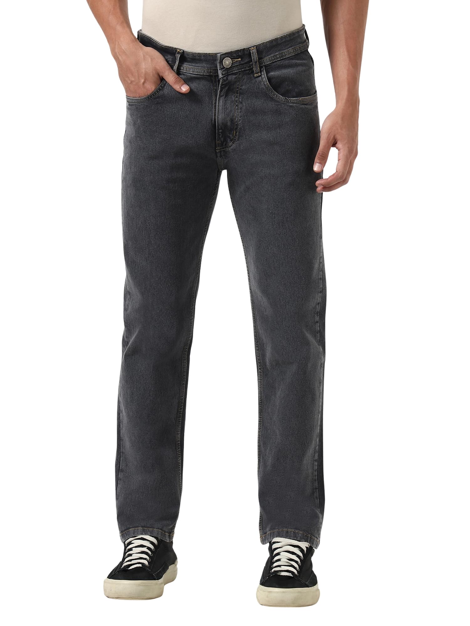 Men’s Slim Fit Stretch Denim Jeans | Soft Silky Fabric | Mid Rise | All Day Comfort | Casual Wear-image-31
