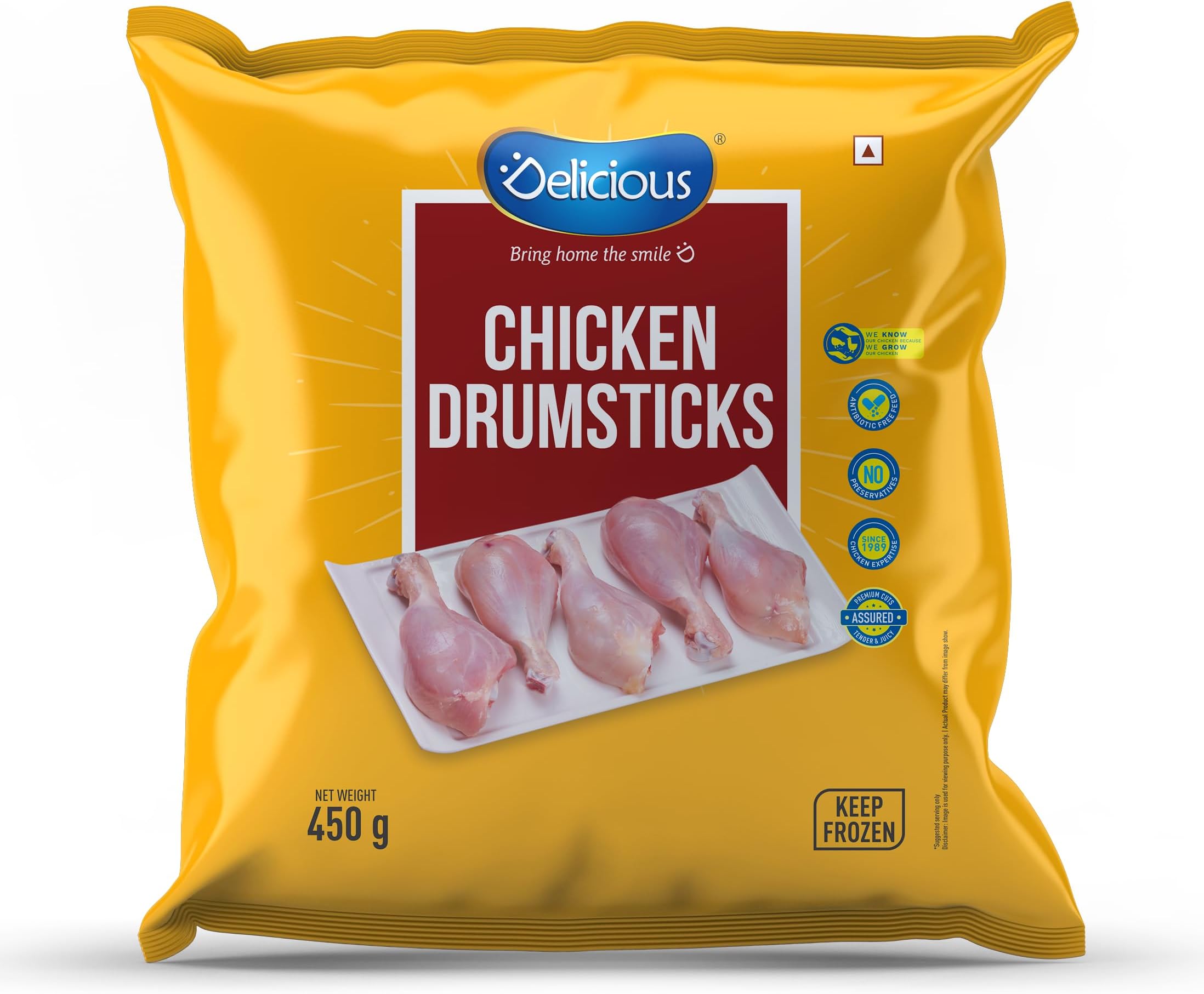 Elicious Frozen Chicken Drumstick, 450gm