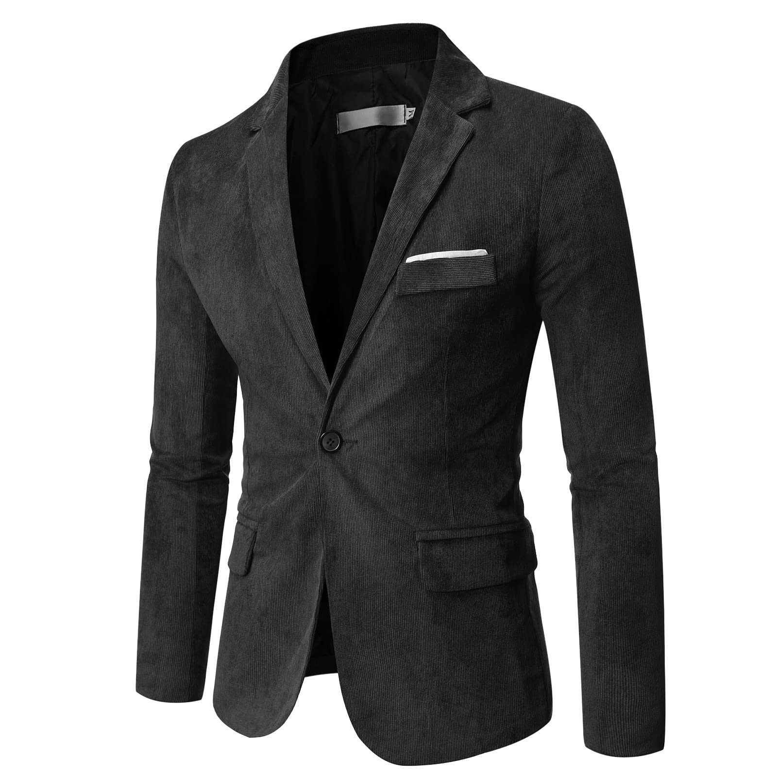 Giacca da uomo, sportiva, moderna, elegante blazer a maglia, da uomo, per feste, balli, matrimoni, tempo libero, vestibilità normale, per abiti e giacche da uomo, classico, divertente
