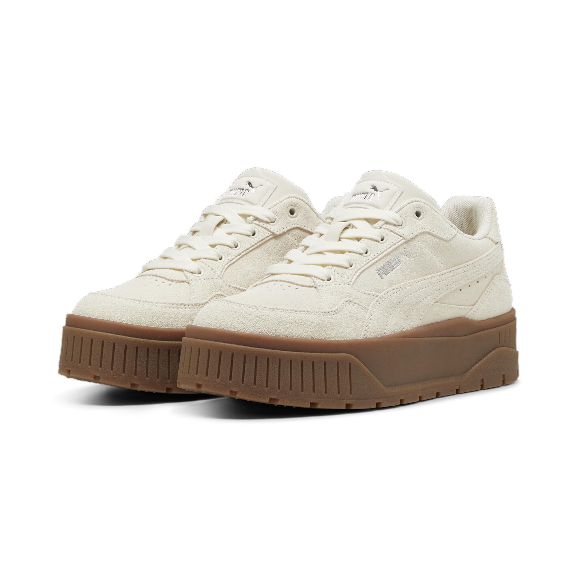 PUMA Women Karmen II Idol SD Sneaker, Frosted Ivory-Frosted Ivory, 8 UK