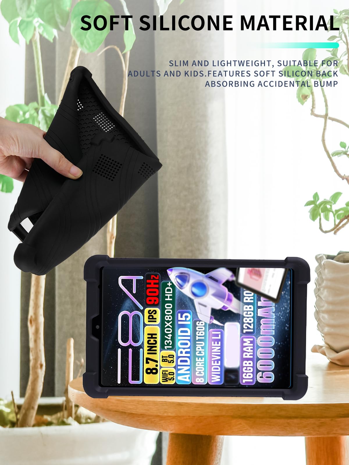 Amazon.co.jp: Zuleisy E8A Android 15 タブレット 8.7インチ用ケース