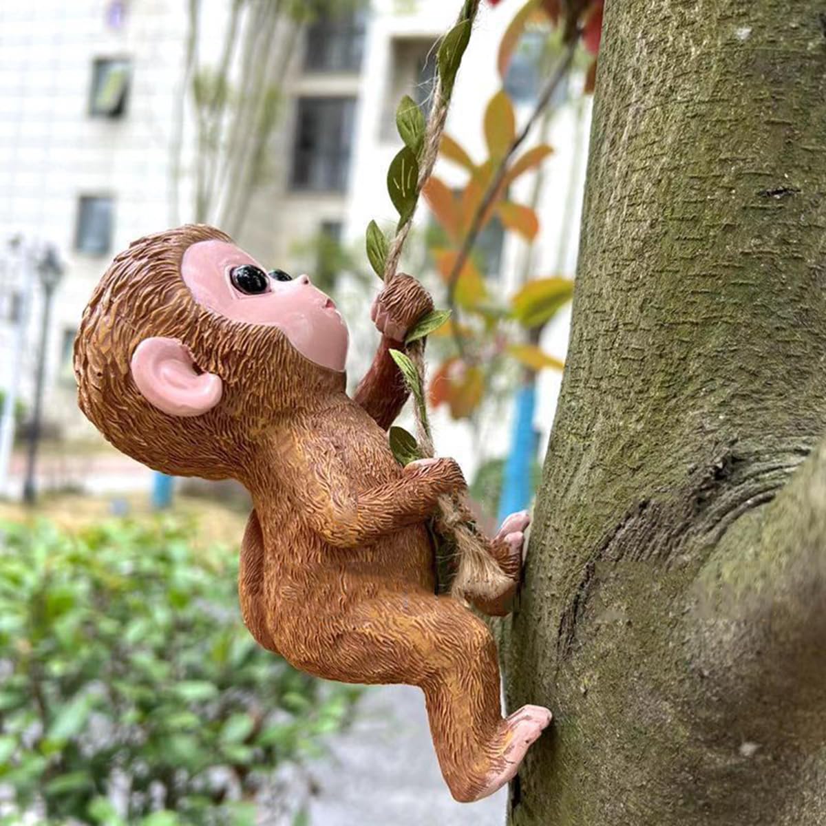 Amazon.com: JARPSIRY Climbing Monkey Tree Hugger Garden Monkey