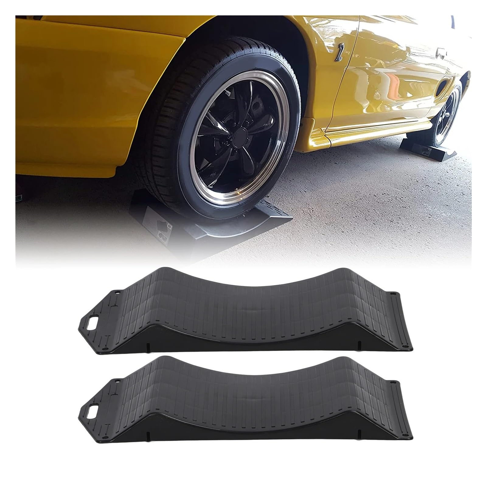 Unterlegkeile für Wohnmobil, 2 Stück, für Autoreifen, robust, einfache Verwendung, sparsam, starke Tragfähigkeit (18 PL, 50 x 21,5 x 5,8 cm)