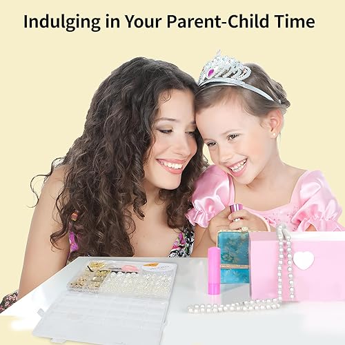 Miniatura 6 de Juego de 1200 cuentas de perlas y cuentas espaciadoras doradas para hacer pulseras de joyería, kit con cuerda y dijes para niñas, niños y adultos,