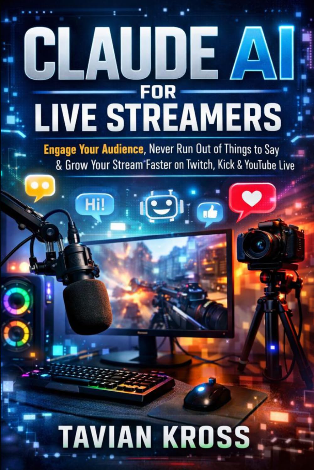 Claude AI for Live Streamers: Engage Your Audience, Never Run Out of Things to Say & Grow Your Stream Faster on Twitch, Kick & YouTube Live