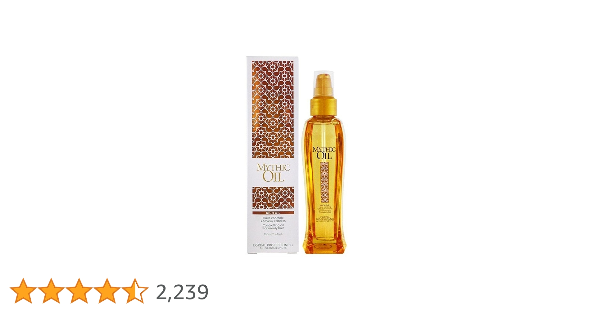 Amazon | ロレアル プロフェッショナル L'OREAL ミシック オイル A