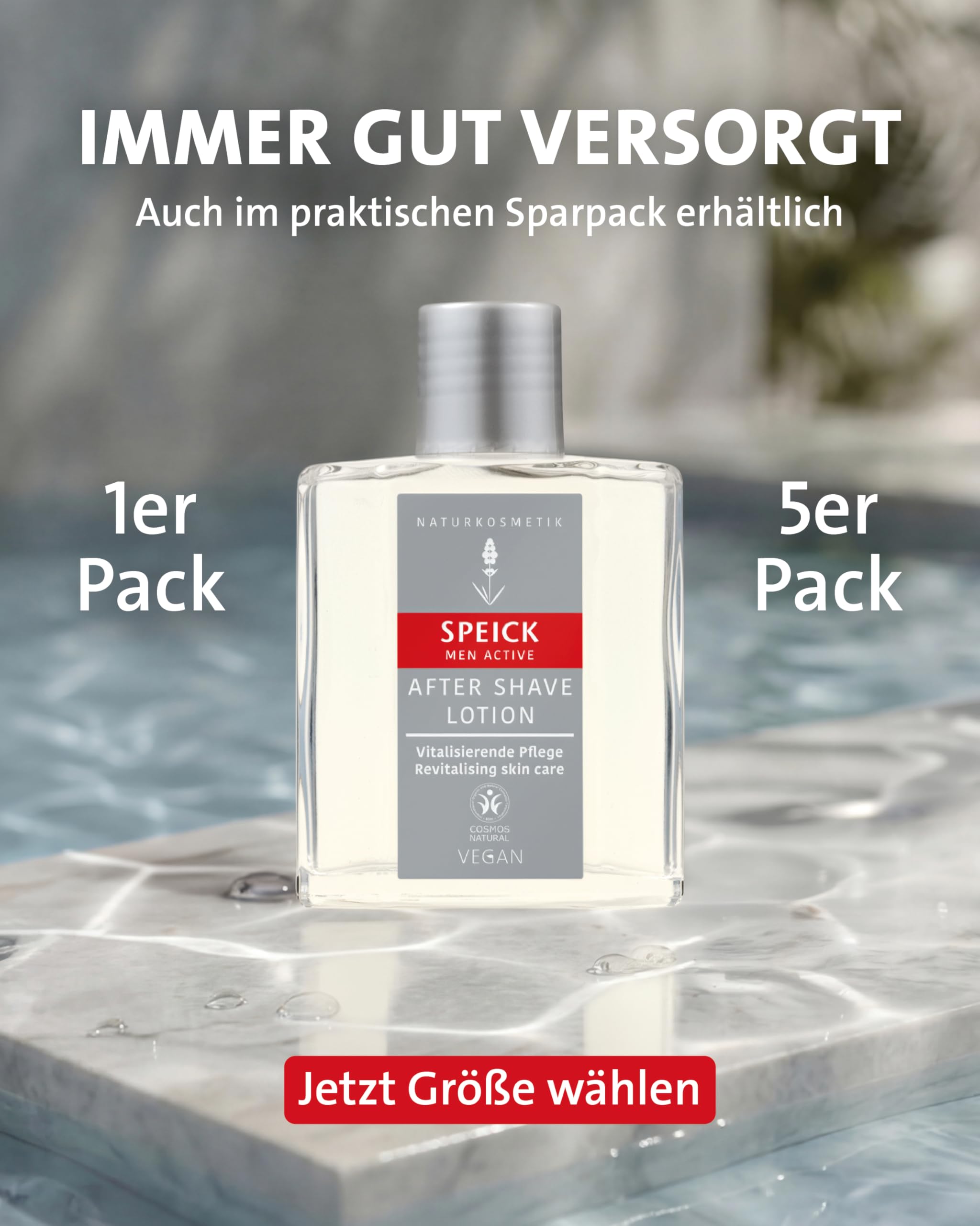 Speick: MEN Active After Shave Lotion 5er Pack (5x100 ml)