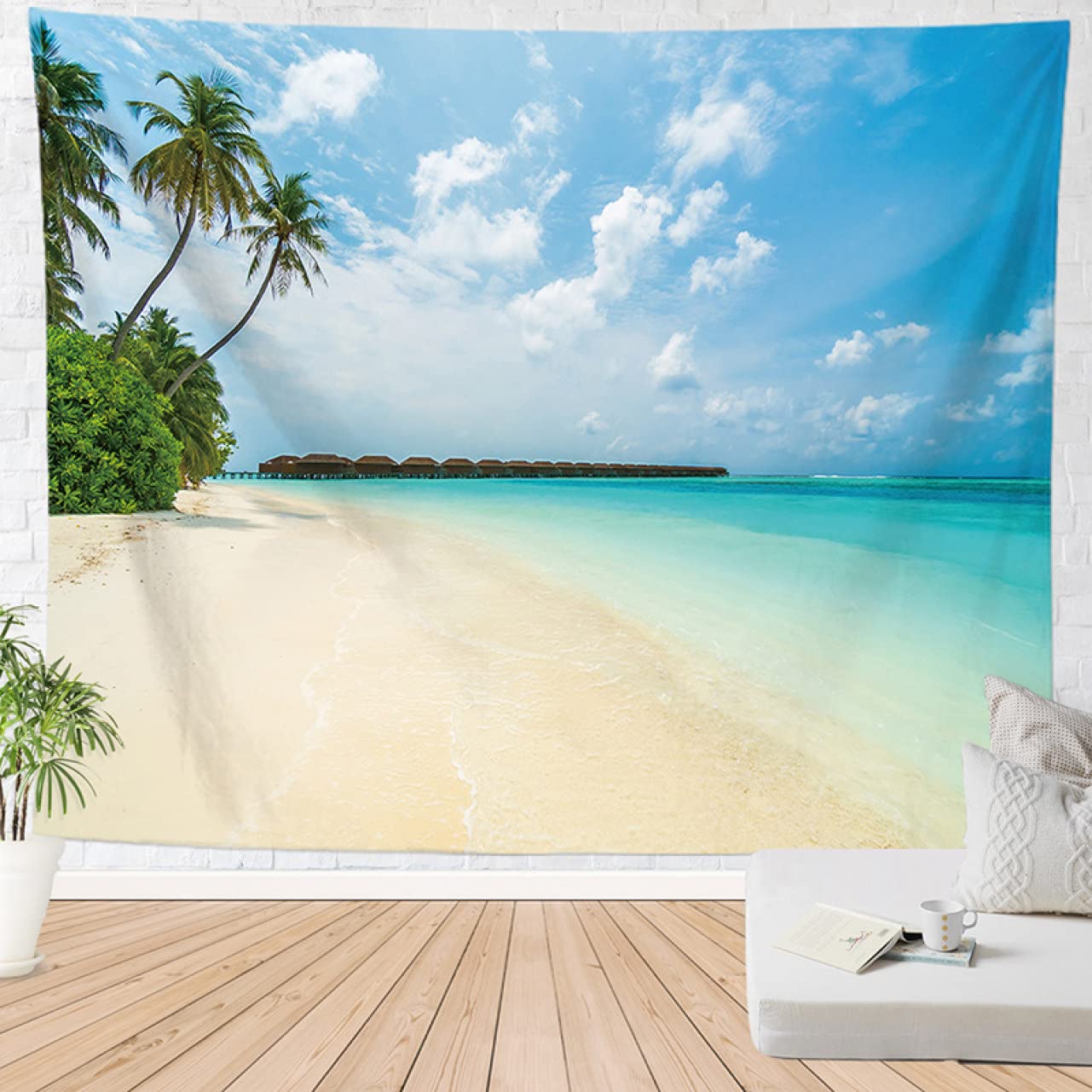 絵画 壁掛け 大きい インテリア タペストリー ハワイ 海 カラー 夏 南国 太 絵画 壁掛け 大きい インテリア タペストリー ハワイ 海 カラー
