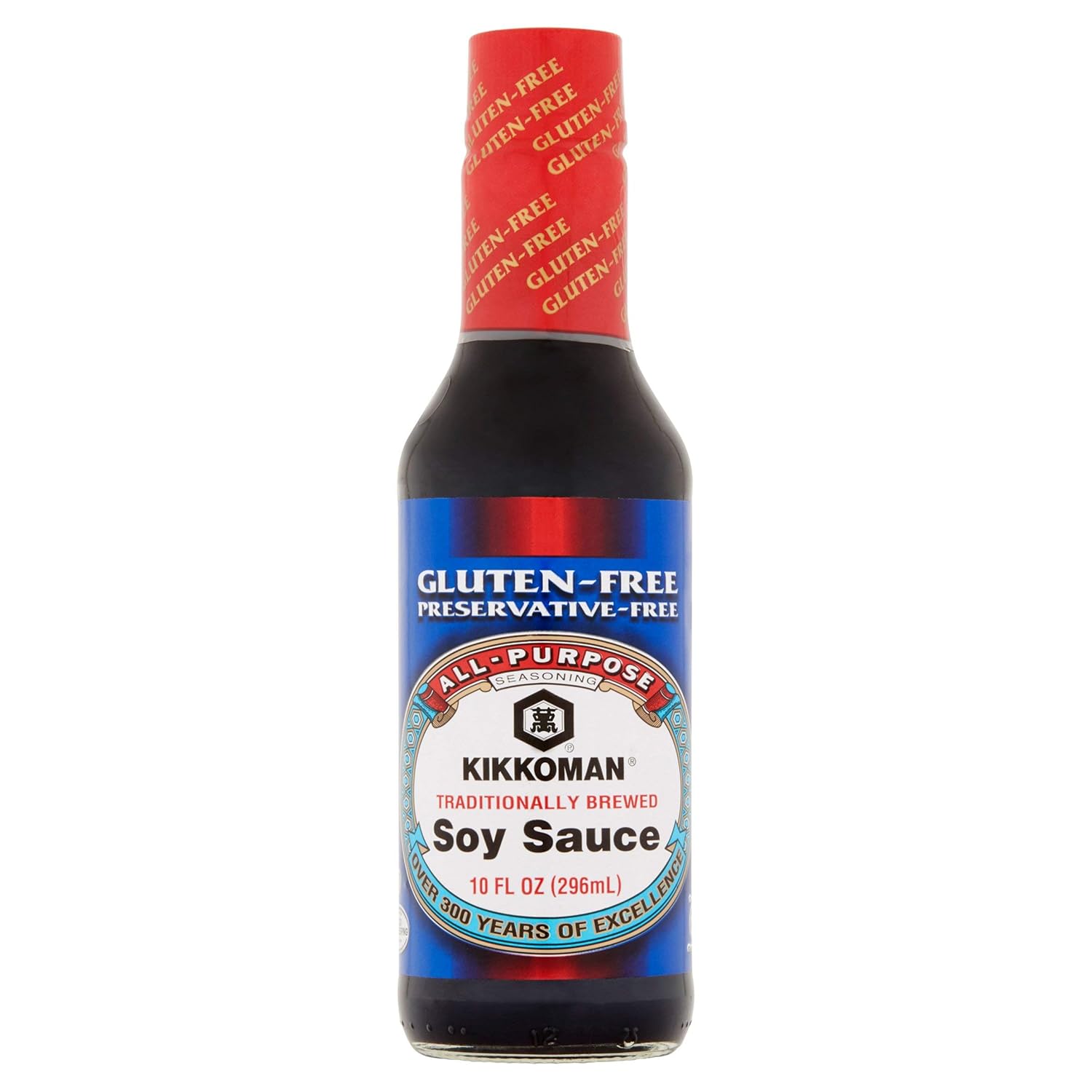 Kikkoman Soy Sauce, Gluten Free, 10 Fl Oz (Pack of 3)