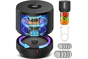 Electric Mason Jar Vacuum Sealer with Integrated System