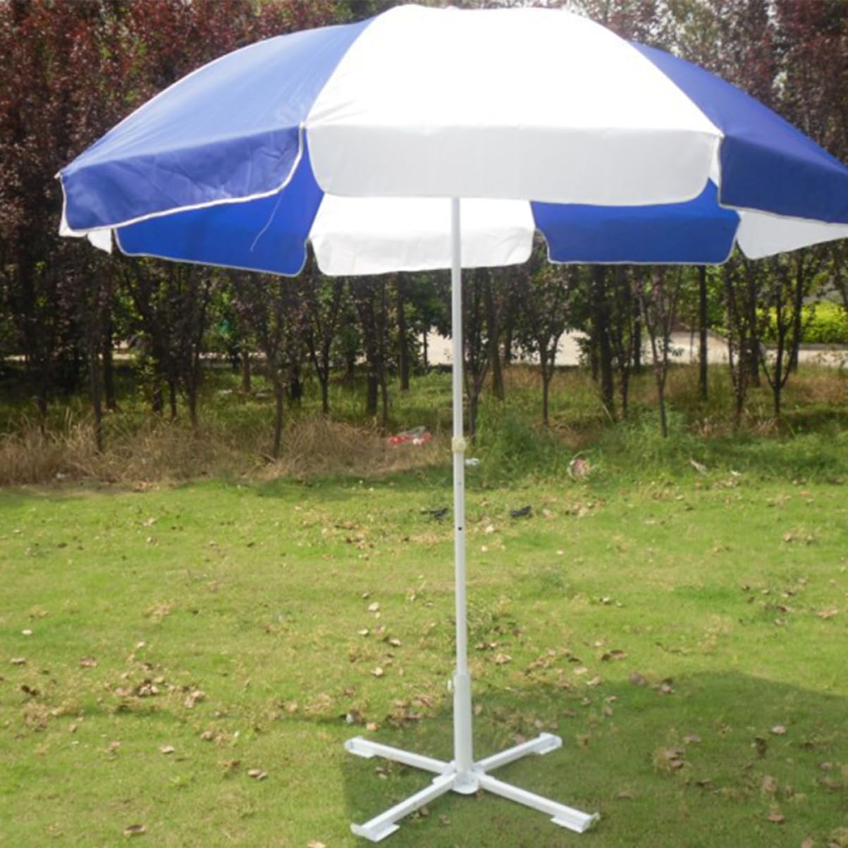Sosoport Base Portaombrelli Pieghevole in Ferro Resistente per Ombrelloni da Spiaggia e Giardino, Ancoraggio Portatile Vite Regolabile per Aste 2-3,2 Cm, per Esterno e Spiaggia