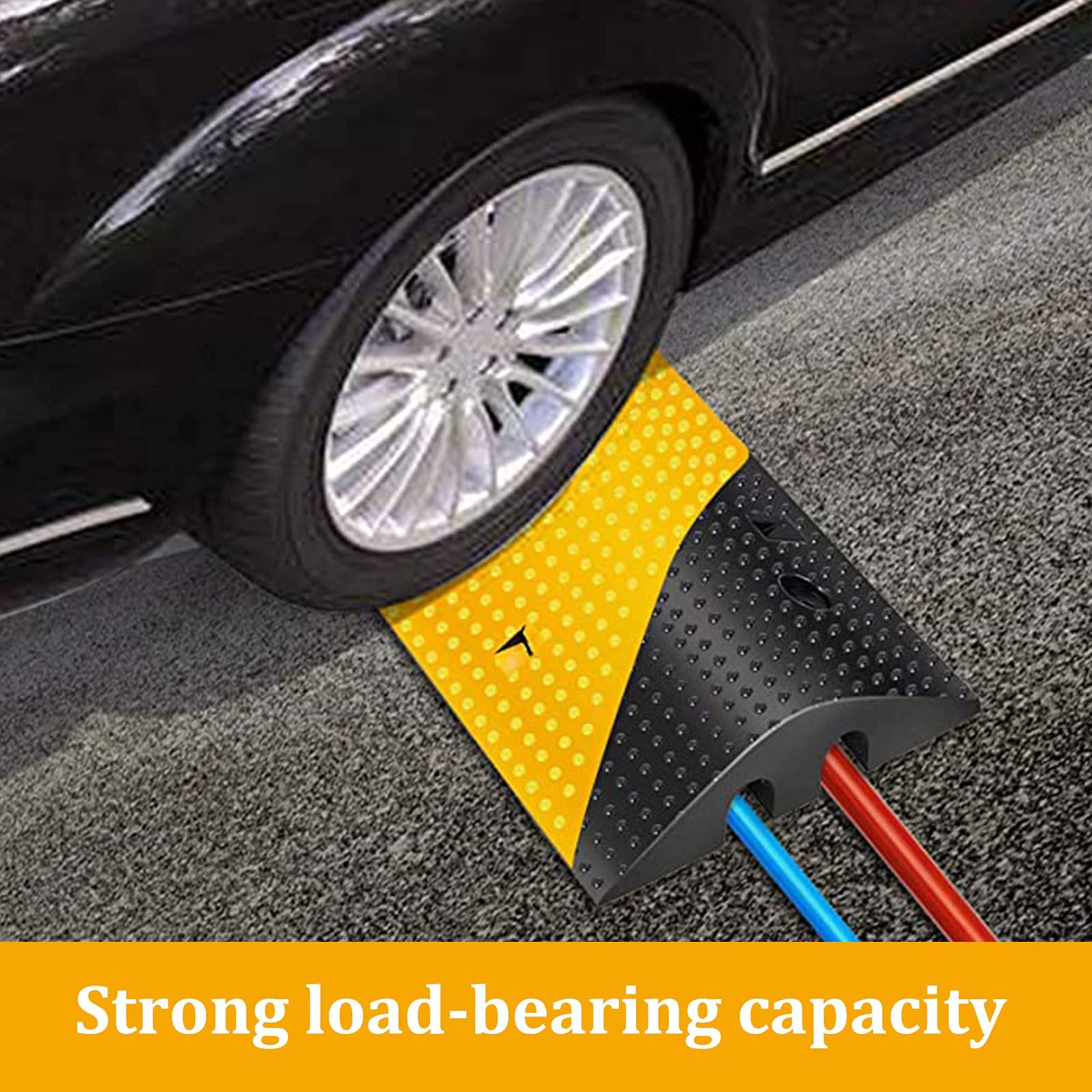 Mophorn 3 Canali Di Gomma Per La Protezione Dei Cavi Rampa Di Copertura - Foto 11