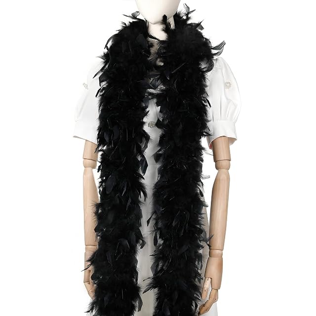 Larryhot Boa de plumas de 60 gramos