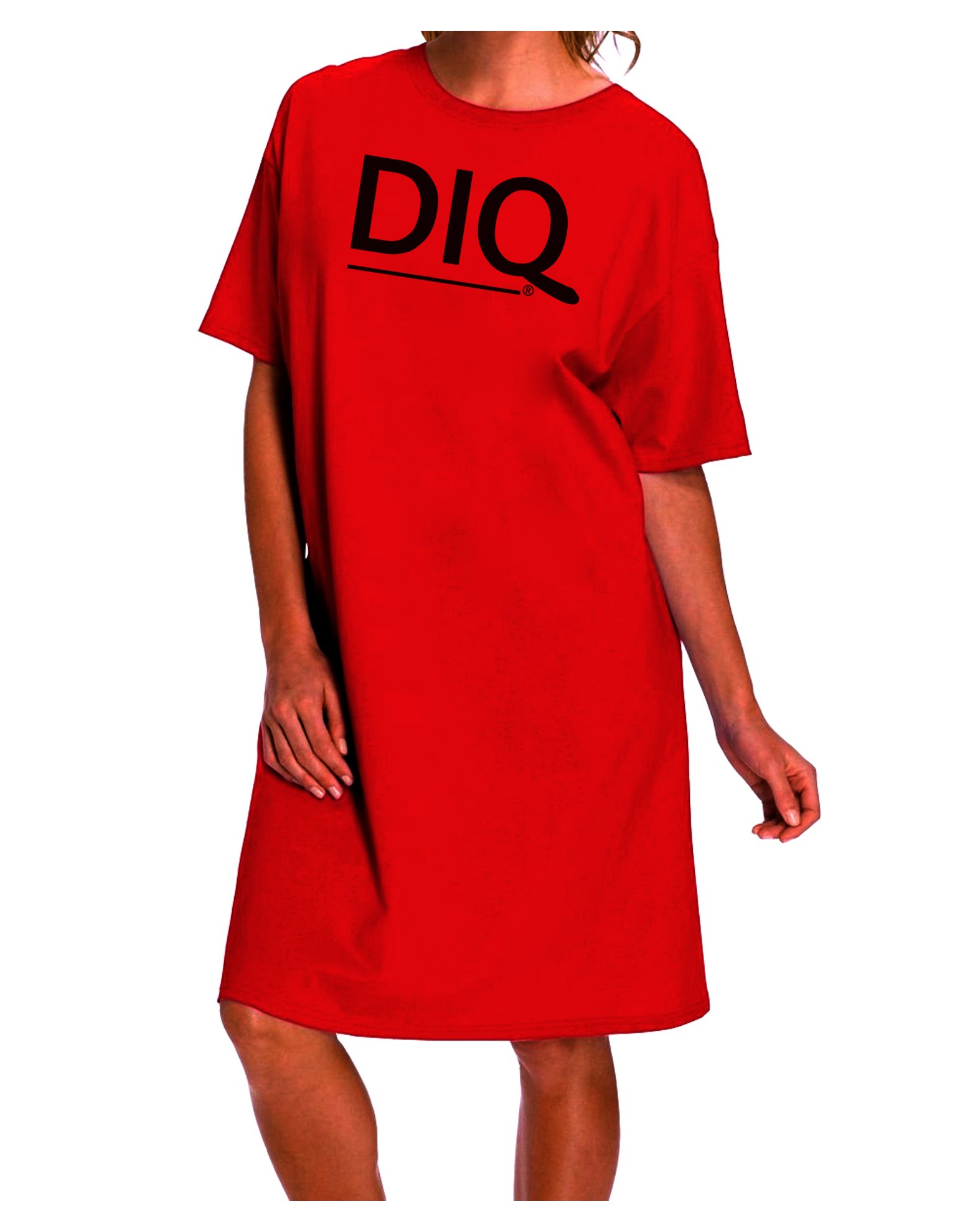 DIQ Wear Logo Adult Wear Around Night Shirt and Dress
