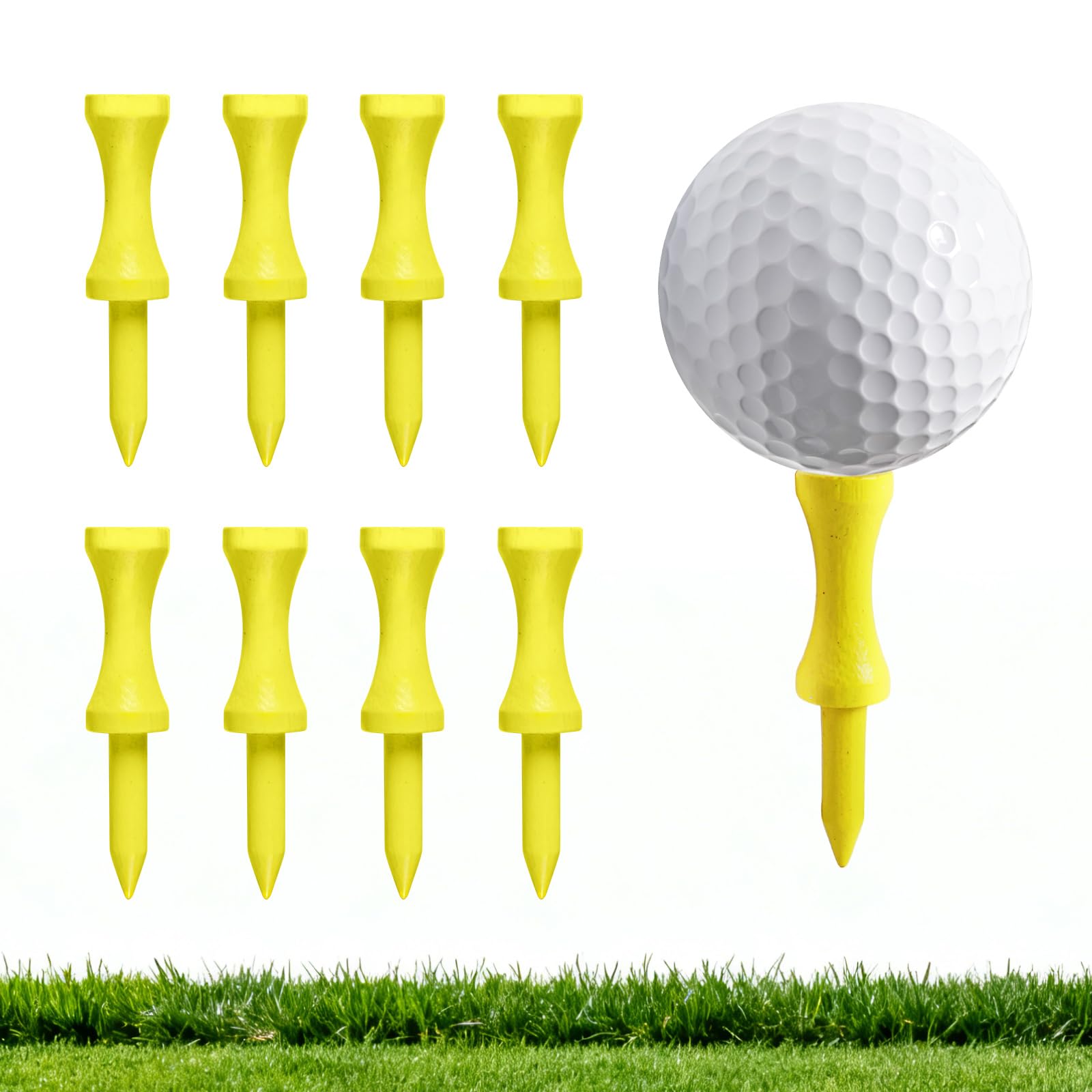 Castle Golf Tees Wood for Iron Shots 100 Pack