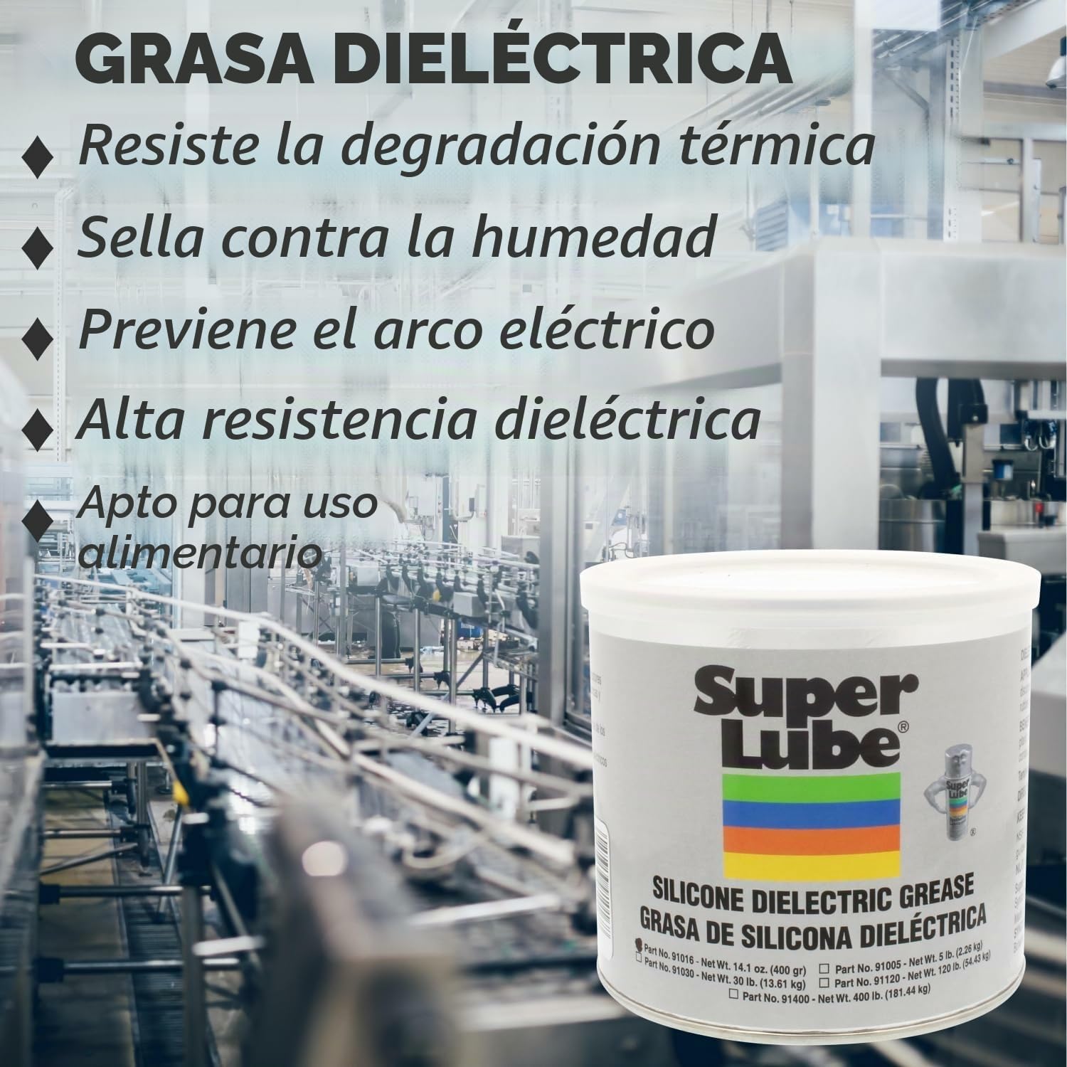 Super Lube 91003 Silicone High-Dielectric and Vacuum Grease, 3 oz.