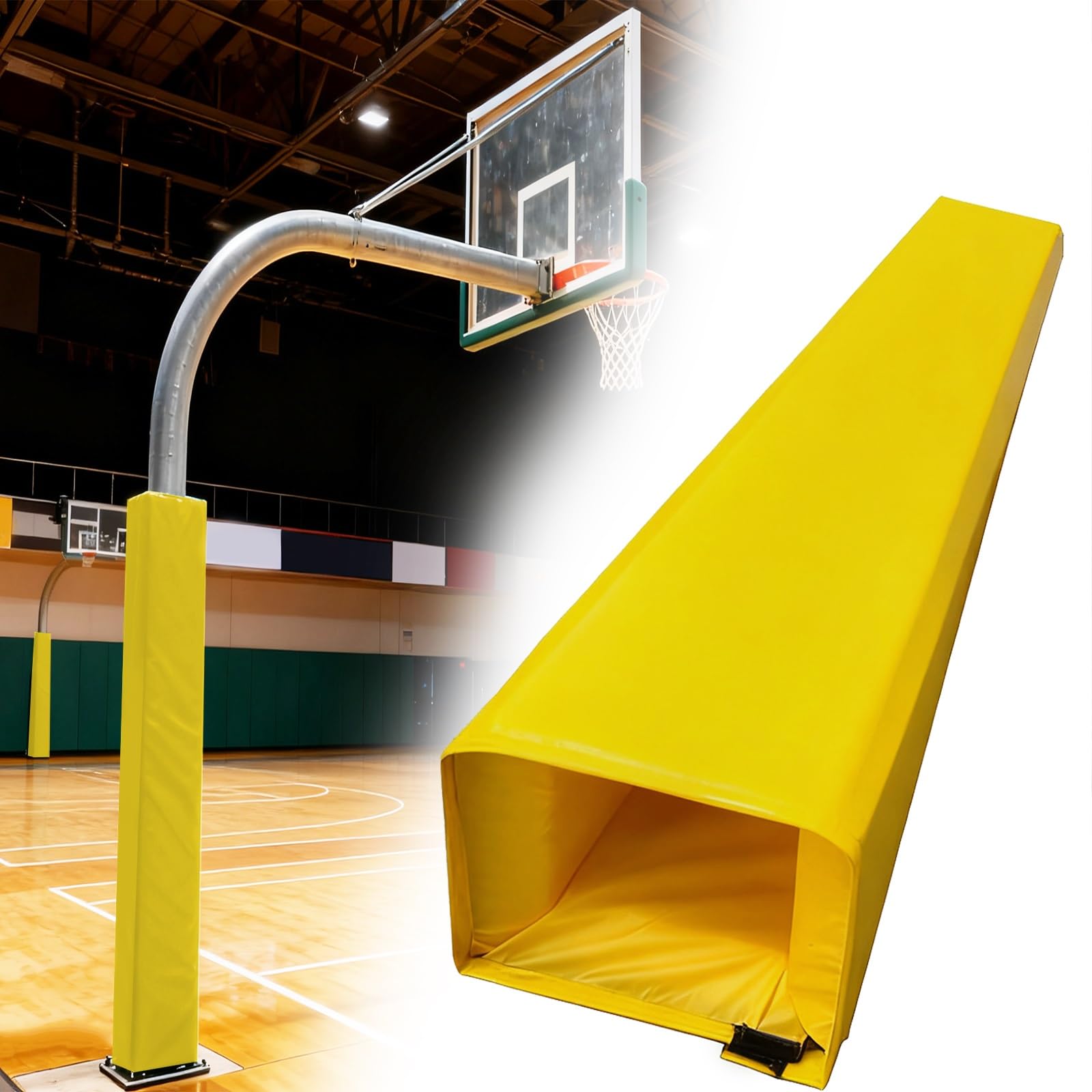 Wetterfeste Basketballstock-Polsterung – Schutzhülle für Spielersicherheit, ideal für Garage und Keller, verbesserter Komfort und Schutz