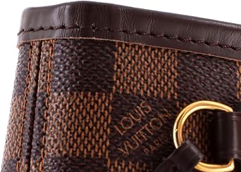 Pre-Loved Neverfull NM Tote Damier PM, Brown
