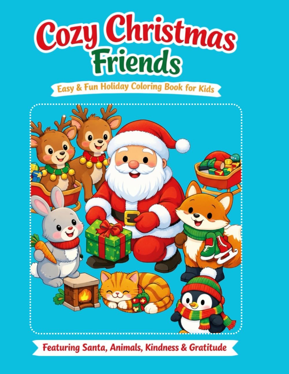 Cozy Christmas Friends: Color Me Cozy!