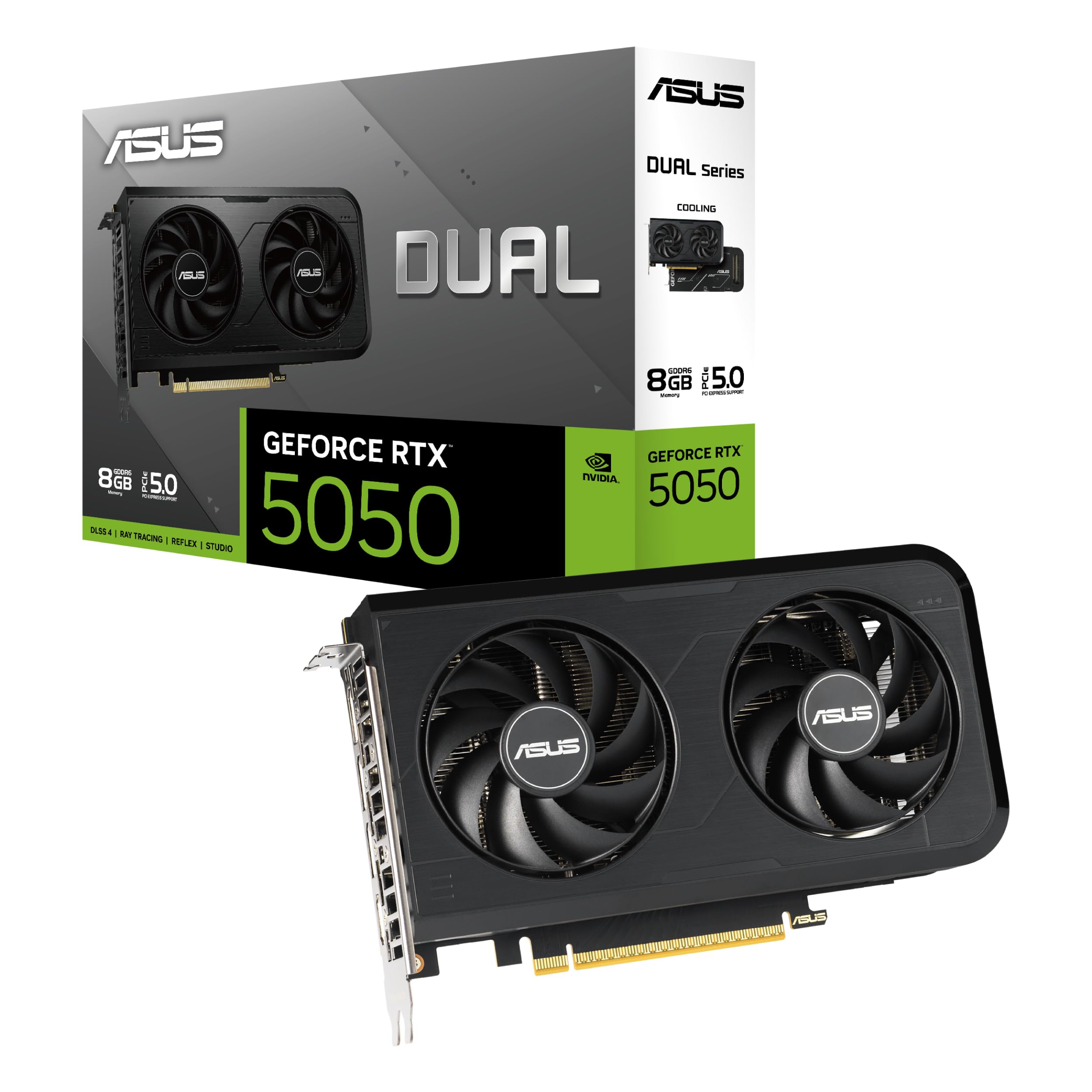 ASUS Dual　GeForce RTX 5050 8GB OC　1年保証 Amazon | ASUS DUAL GeForce RTX 5050 8GB GDDR6 OC エディション