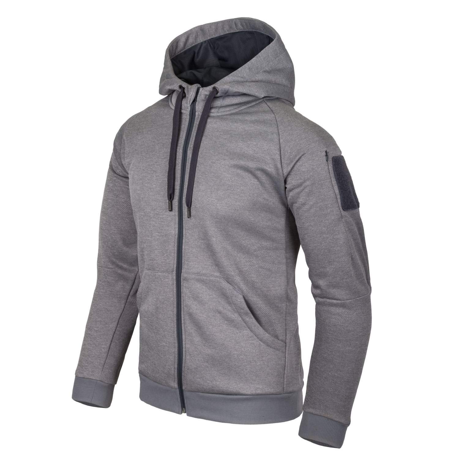 Helikon-Tex URBAN TACTICAL HOODIE (FullZip) GREY MELANGE L/Regular