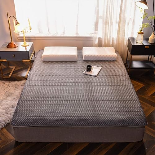 Colchón plegable de látex, 3.9in de grosor, transpirable, portátil