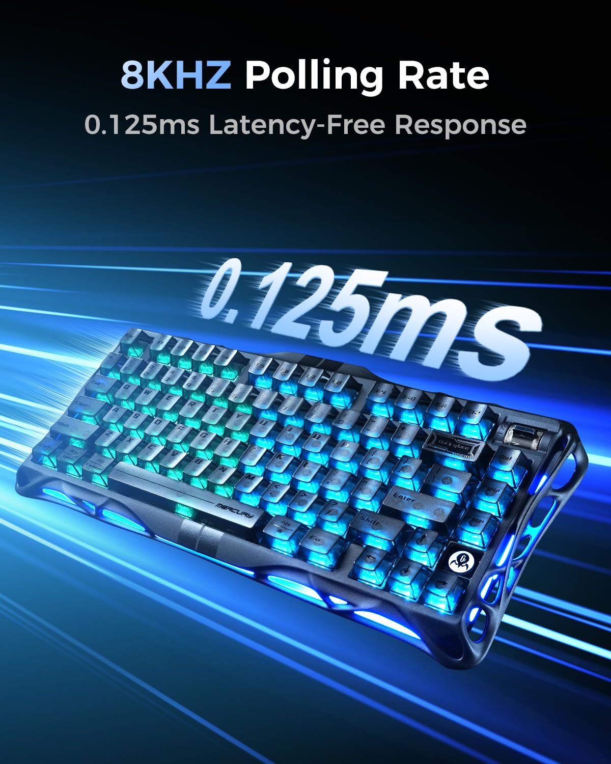 Amazon | 0.01mmラピッドトリガー 搭載 GravaStar Mercury V75